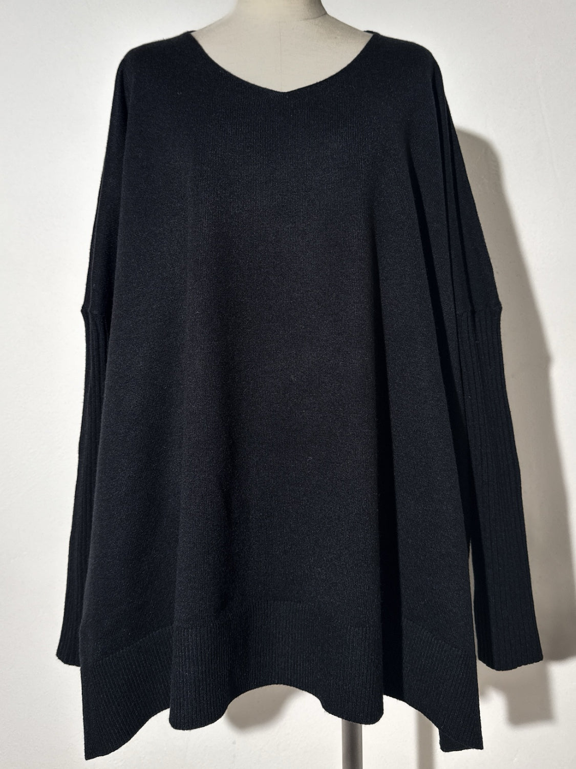 3ピース フーディー ポンチョ KNIT セットアップ