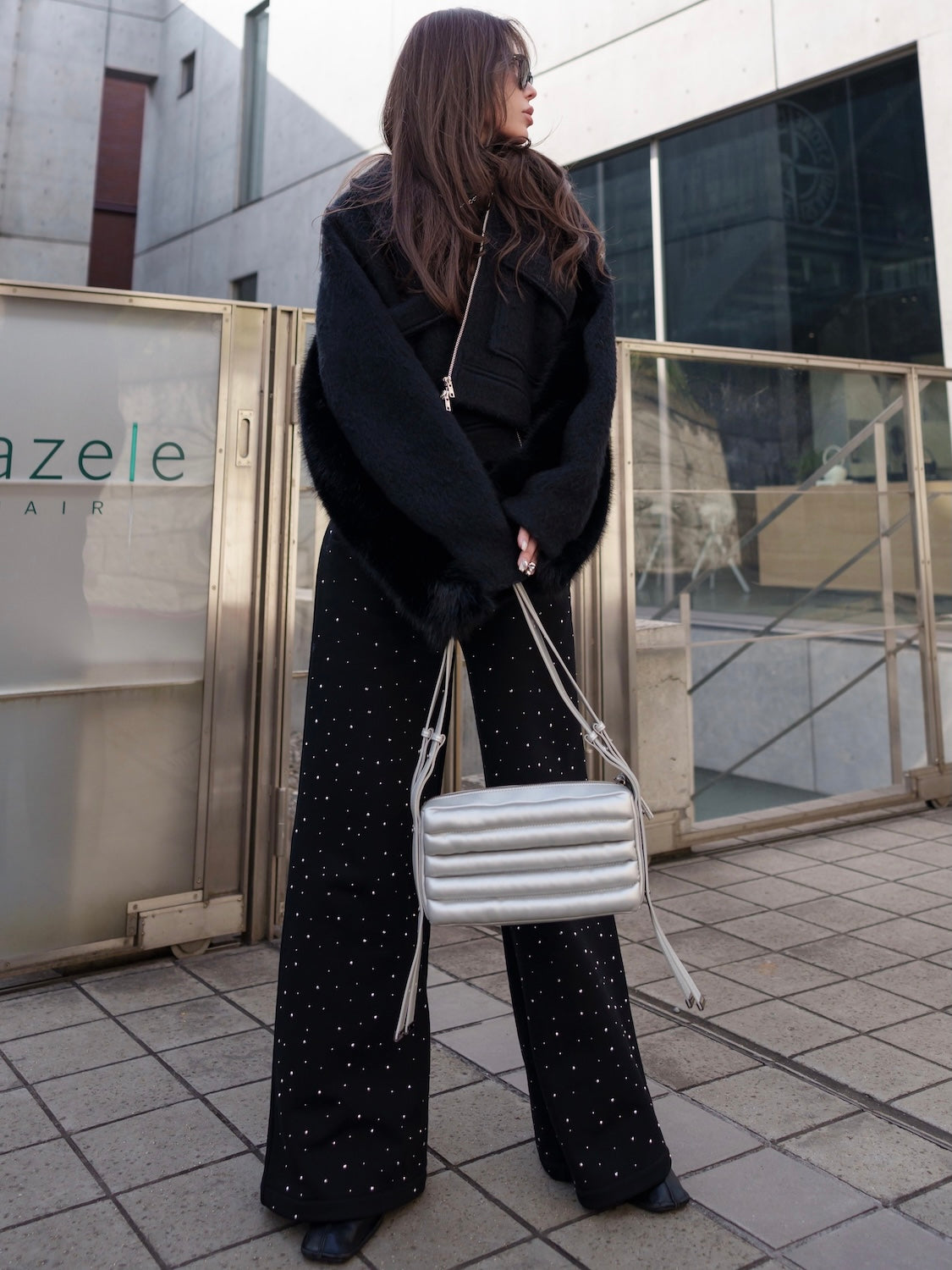MODEL:159cm<br>COLOR:シルバー