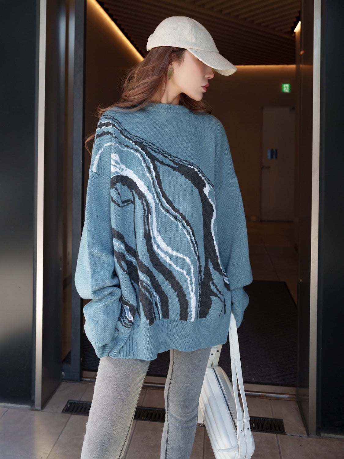 MODEL:159cm<br>着用サイズ:0<br>COLOR:ブルー