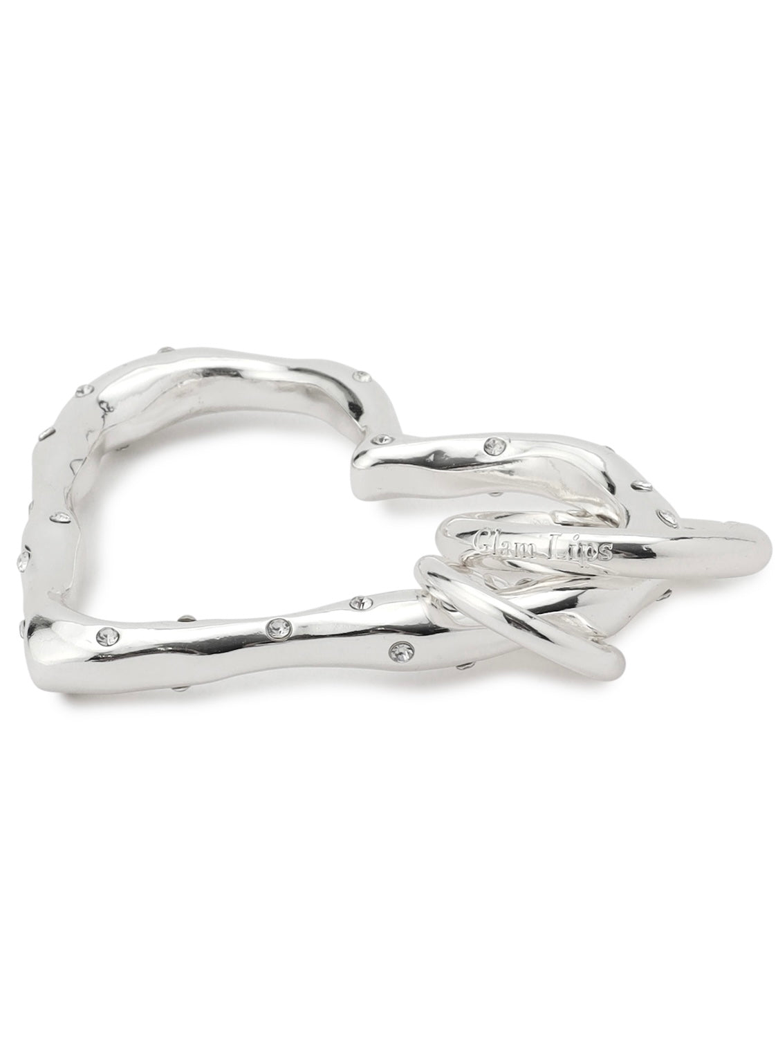 ストーン Heart キーリング