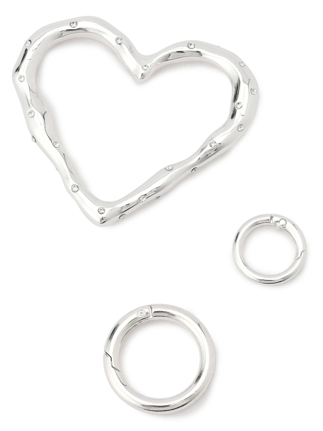 ストーン Heart キーリング