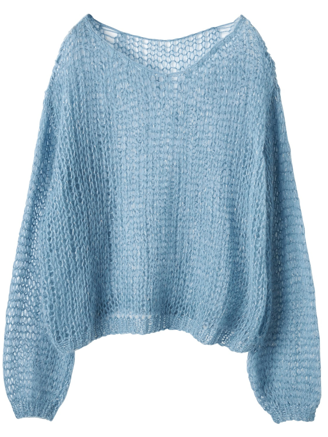 ラメ&モヘア Hand Made KNIT