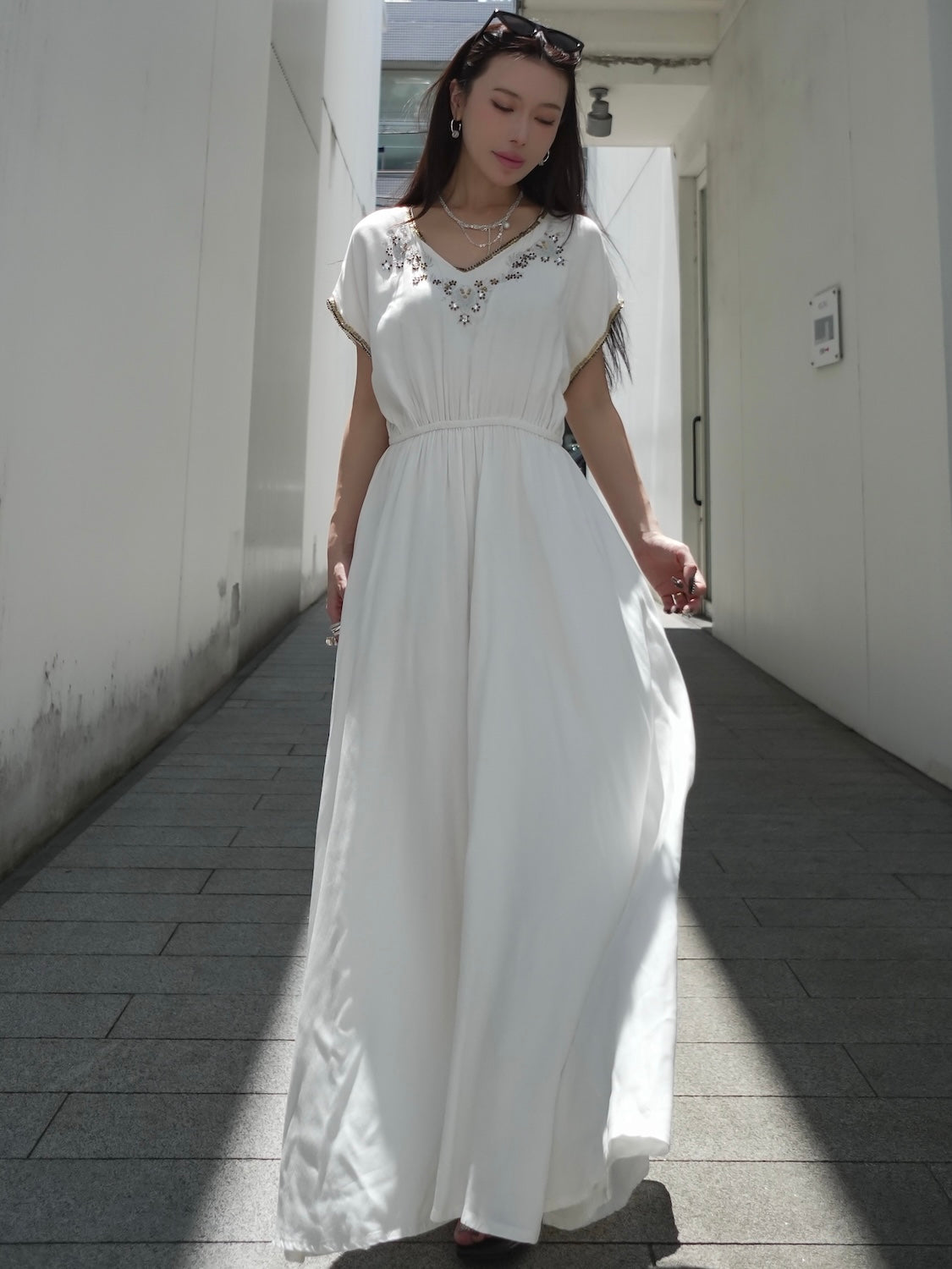 エンブロイダリー Rayon ワンピース