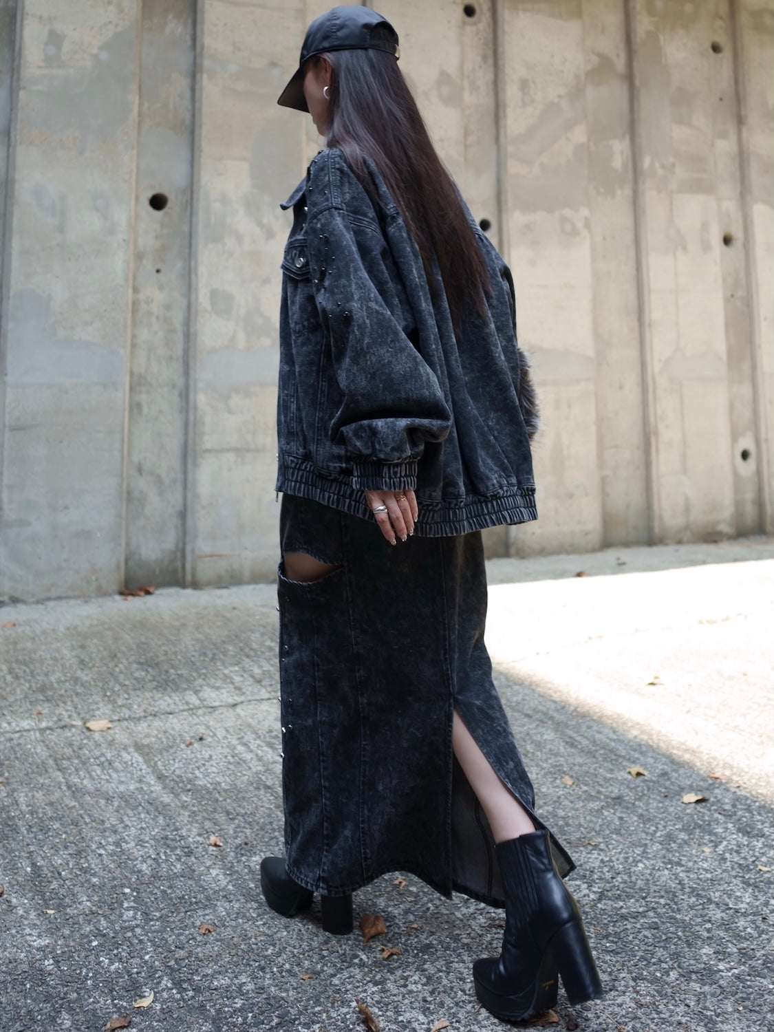 グラデストーン DENIM スカート