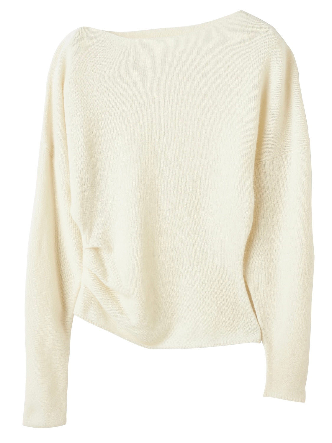 アシンメトリー ラクーン KNIT トップス