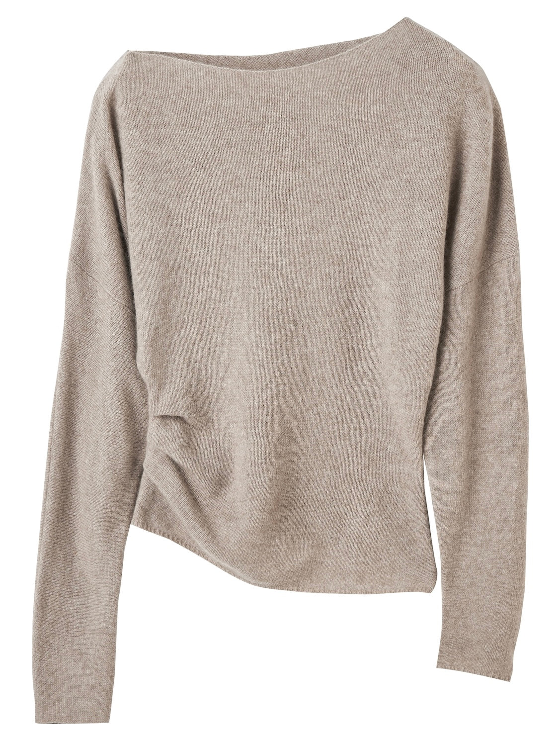 アシンメトリー ラクーン KNIT トップス