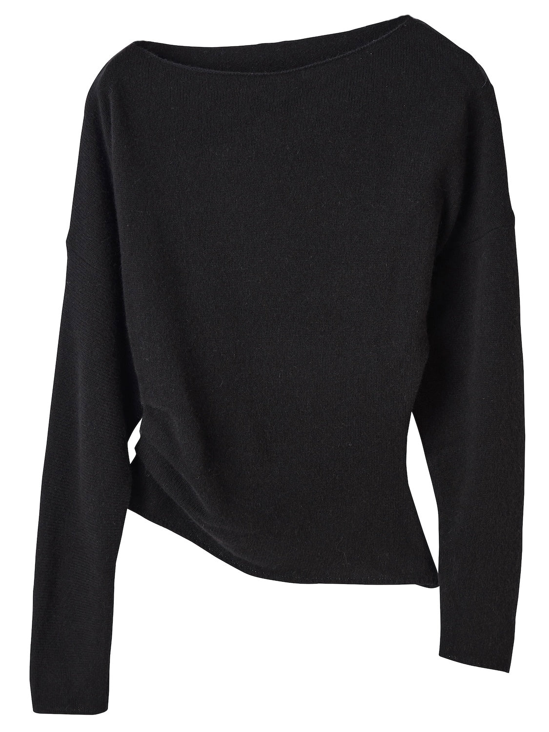 アシンメトリー ラクーン KNIT トップス