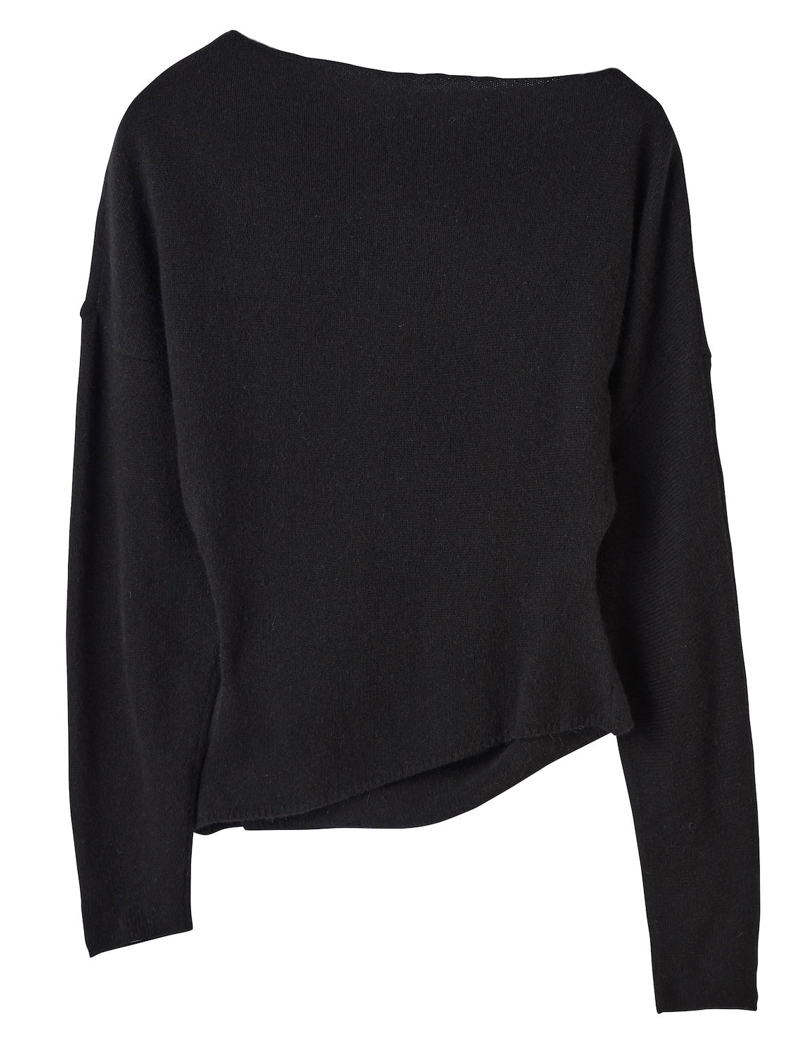 アシンメトリー ラクーン KNIT トップス