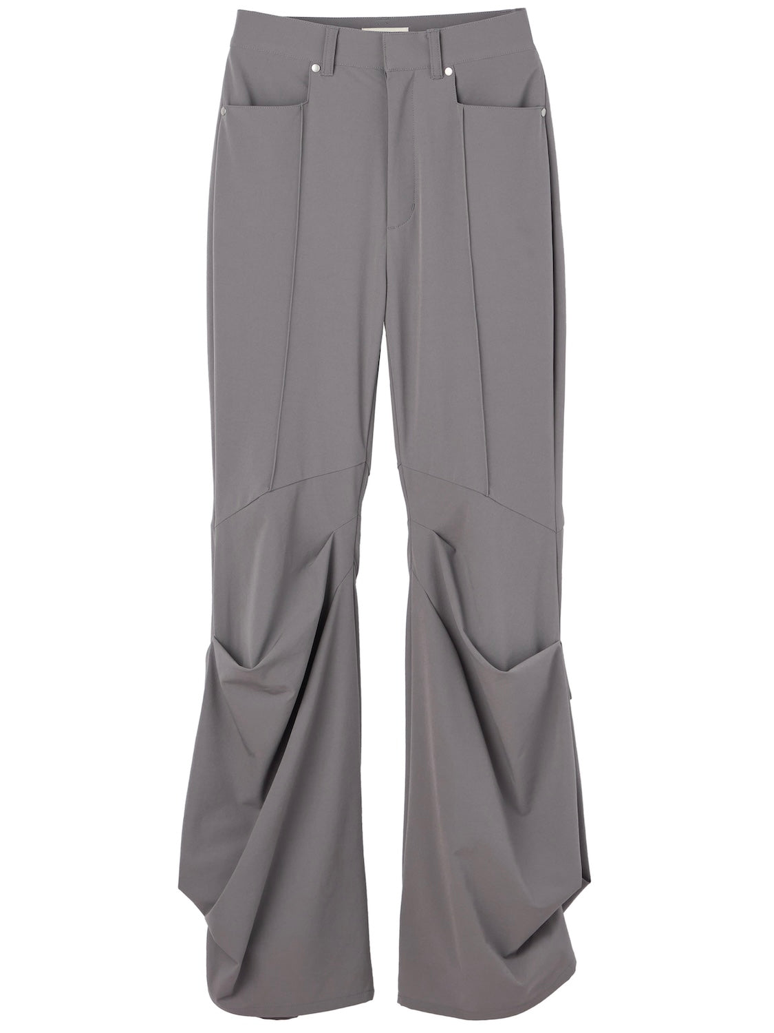 Stretch ドレープフレア パンツ