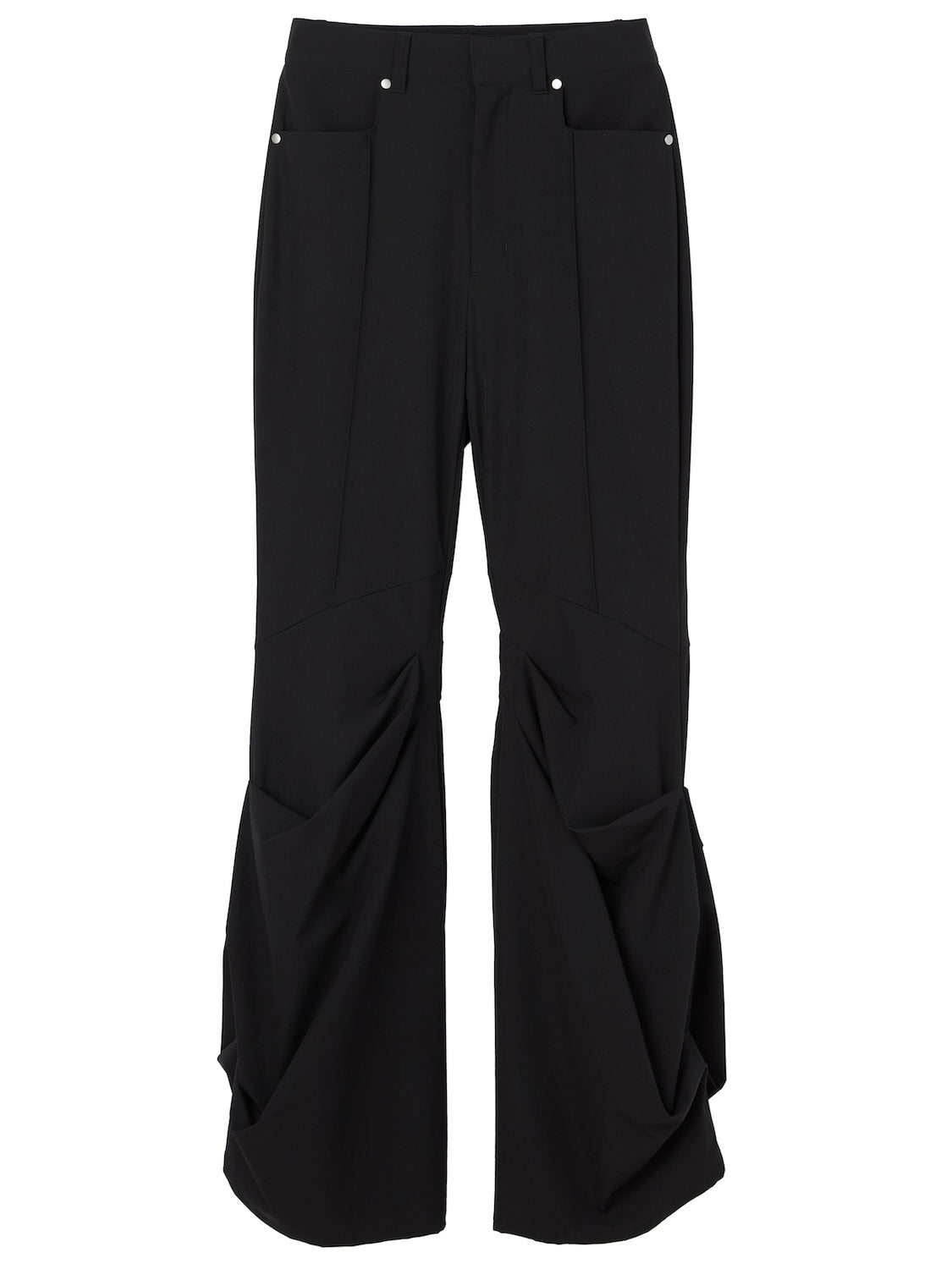 Stretch ドレープフレア パンツ