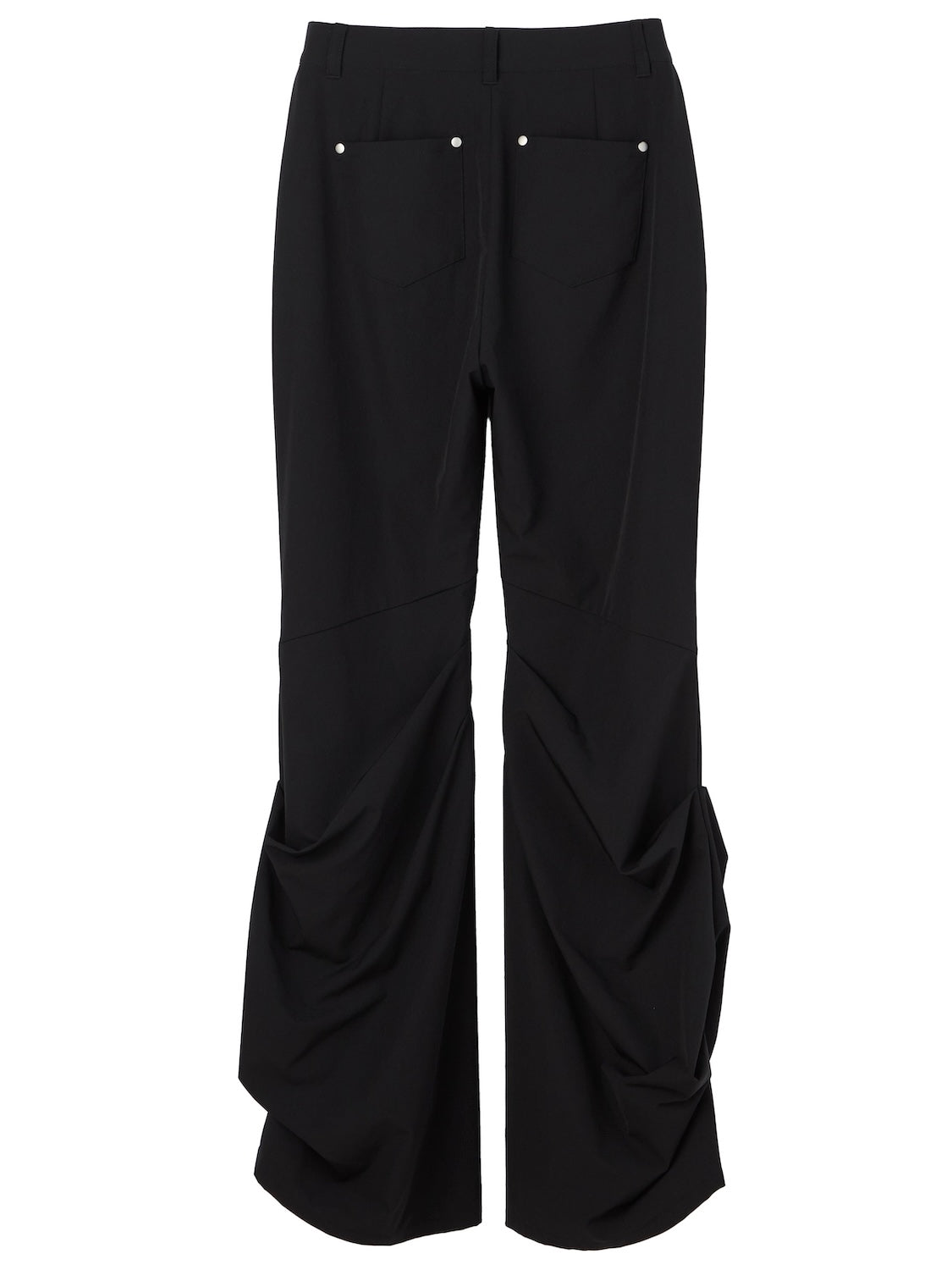 Stretch ドレープフレア パンツ