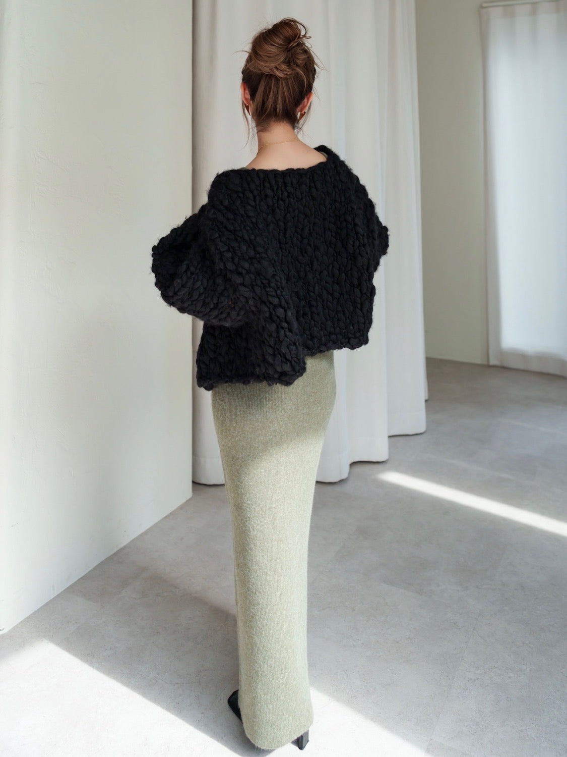 ビッグスラブ クロップド Cardigan