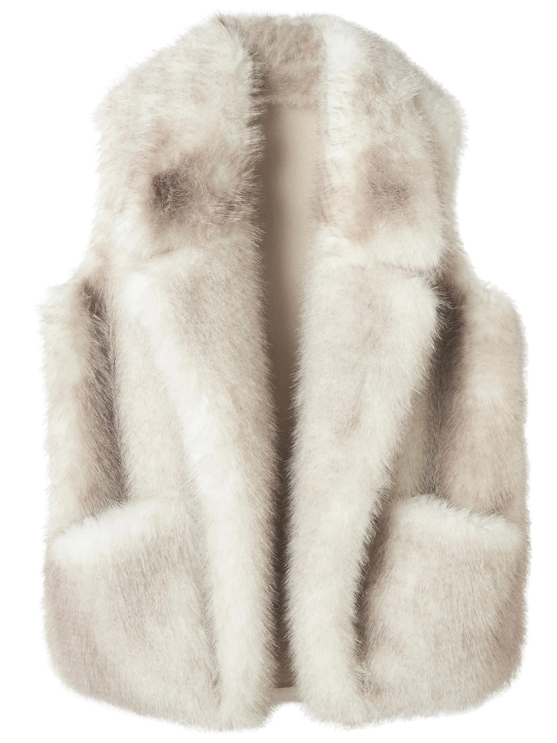 Suede ボンディング Fur ベスト