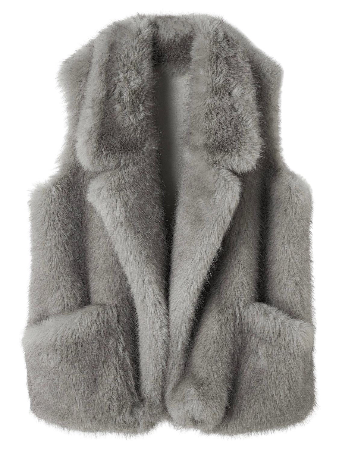 Suede ボンディング Fur ベスト