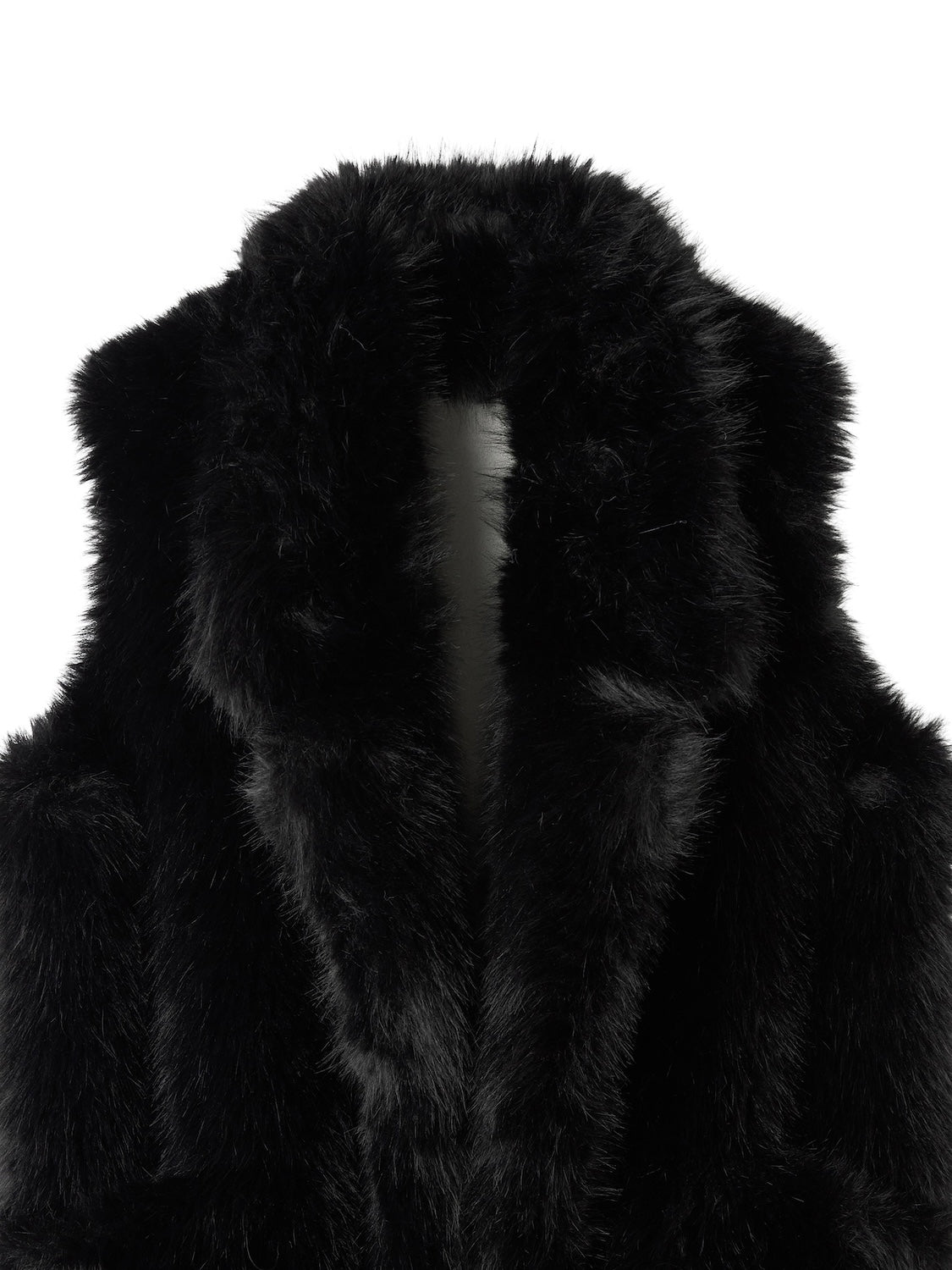 Suede ボンディング Fur ベスト