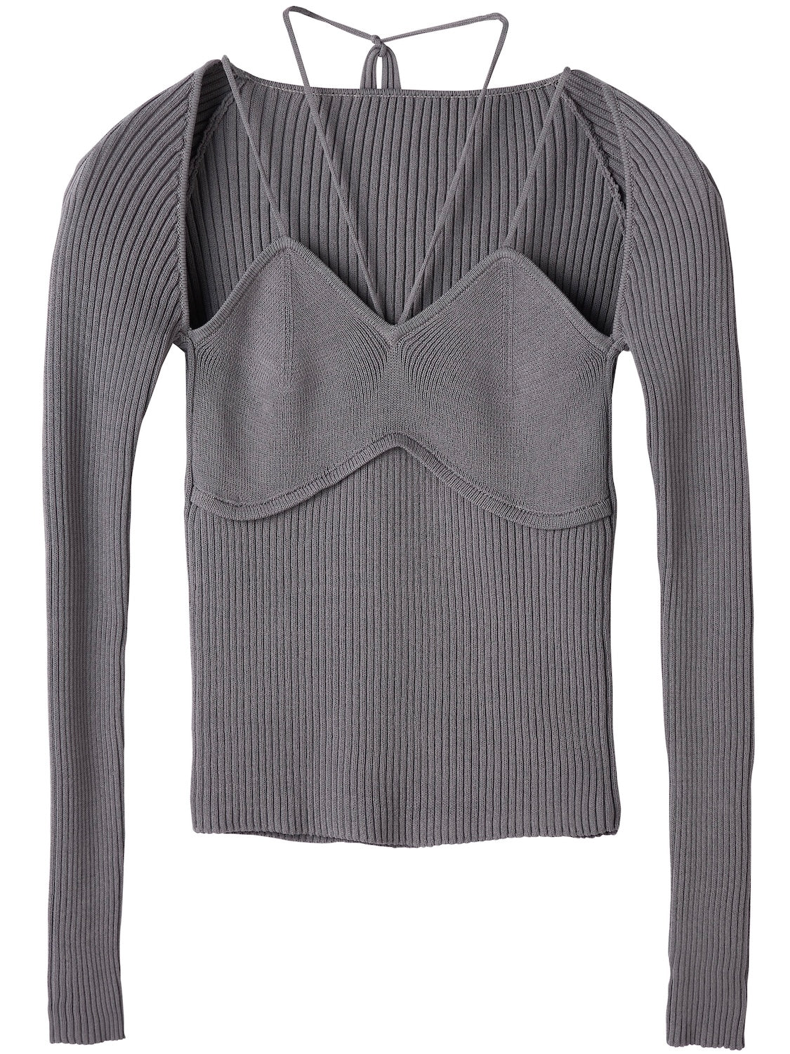 ストラップ ネック KNIT トップス