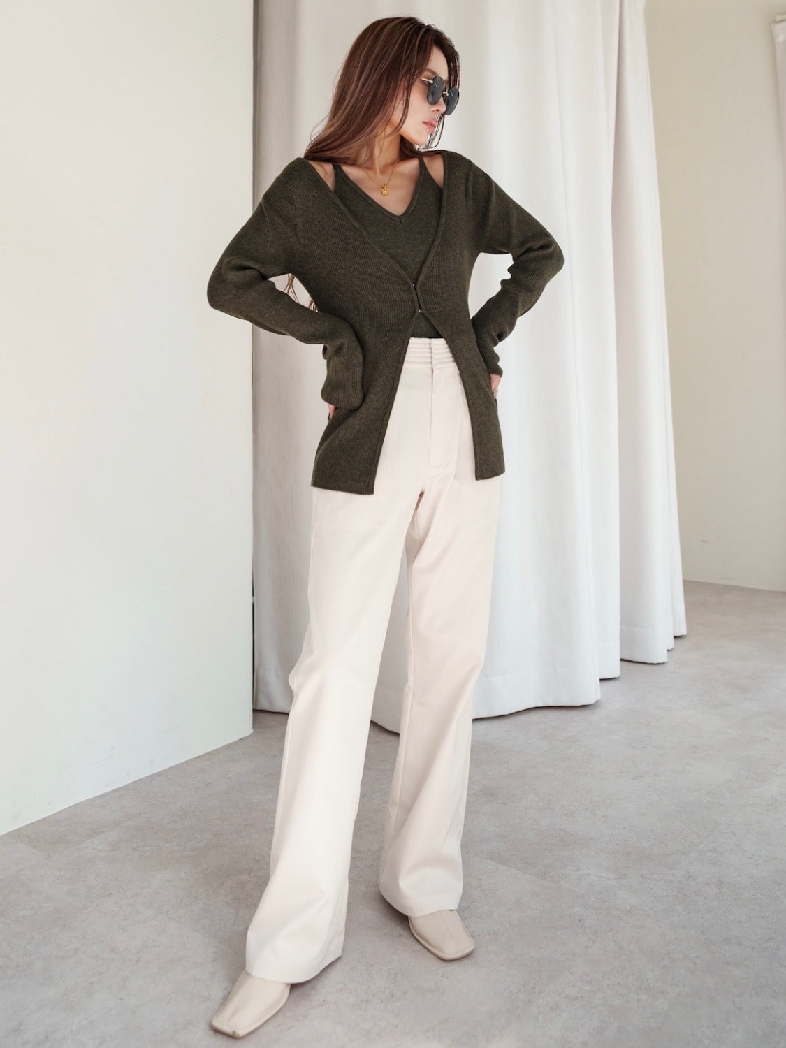 アンサンブル Knit トップス