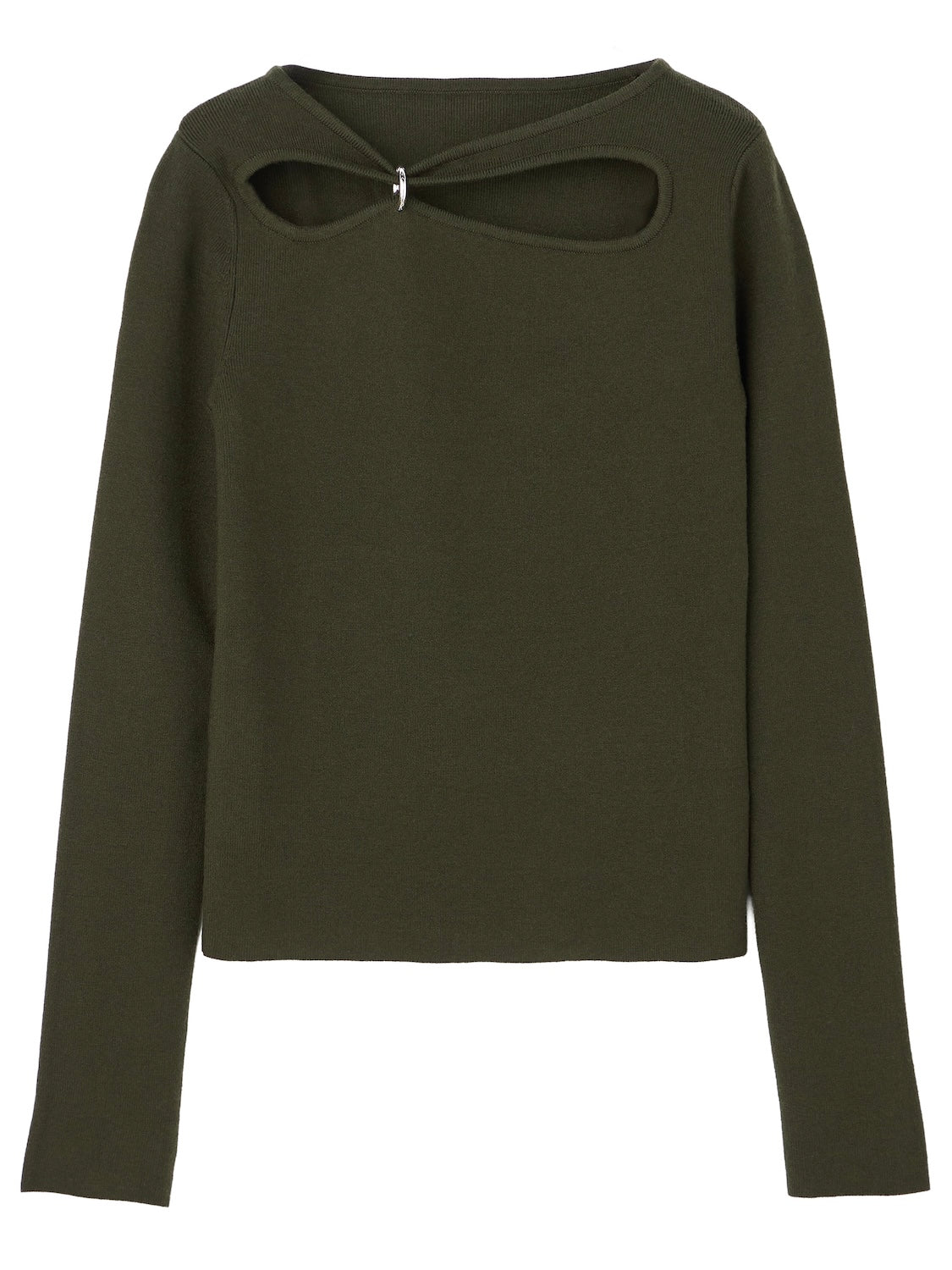 Ring アクセント KNIT トップス