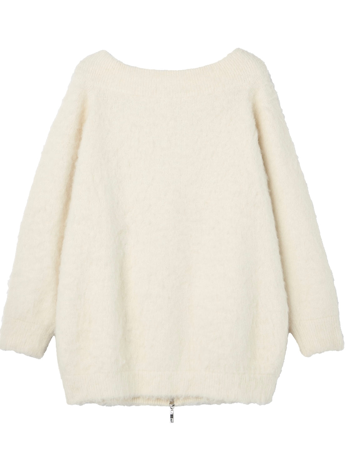 オフショルダー フロント Zip KNIT