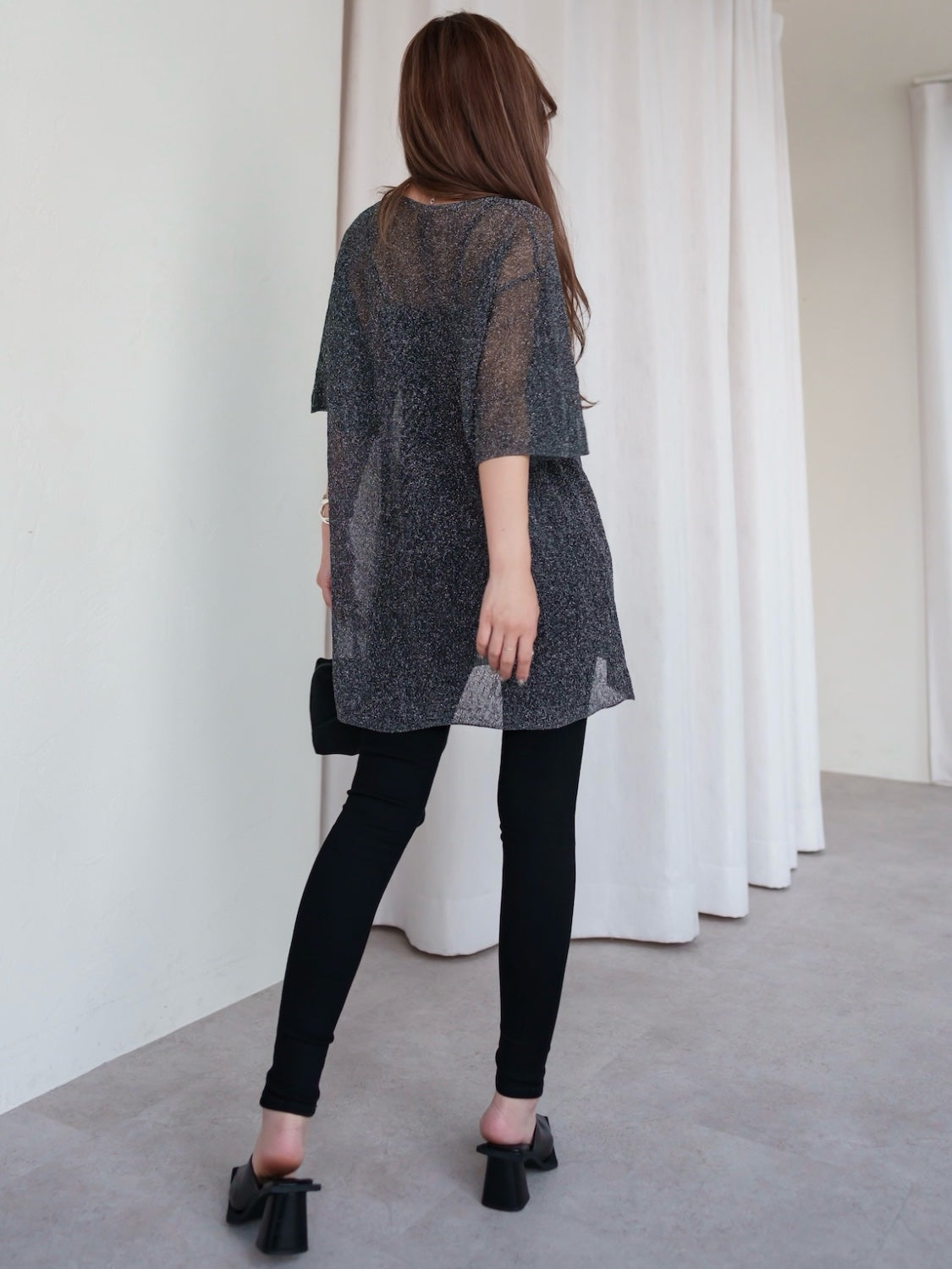 MODEL:159cm<br>COLOR:ブラック