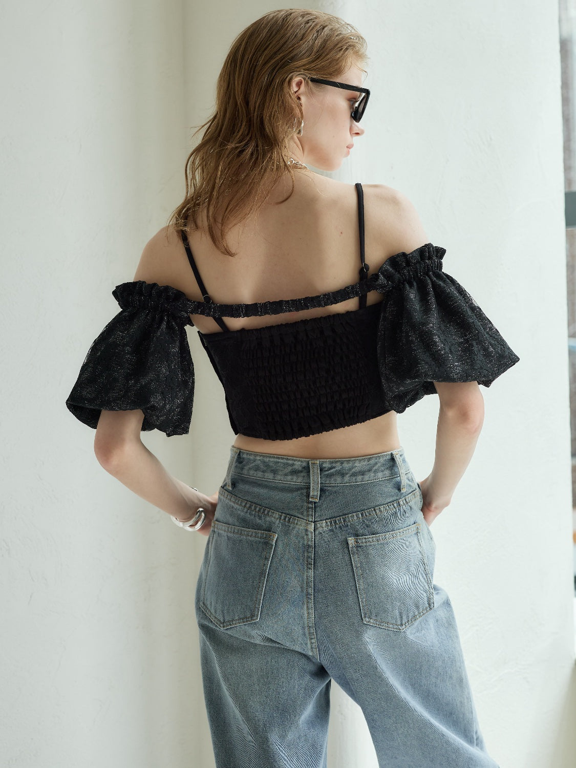 ウォッシュ ワイド プレーン Denim