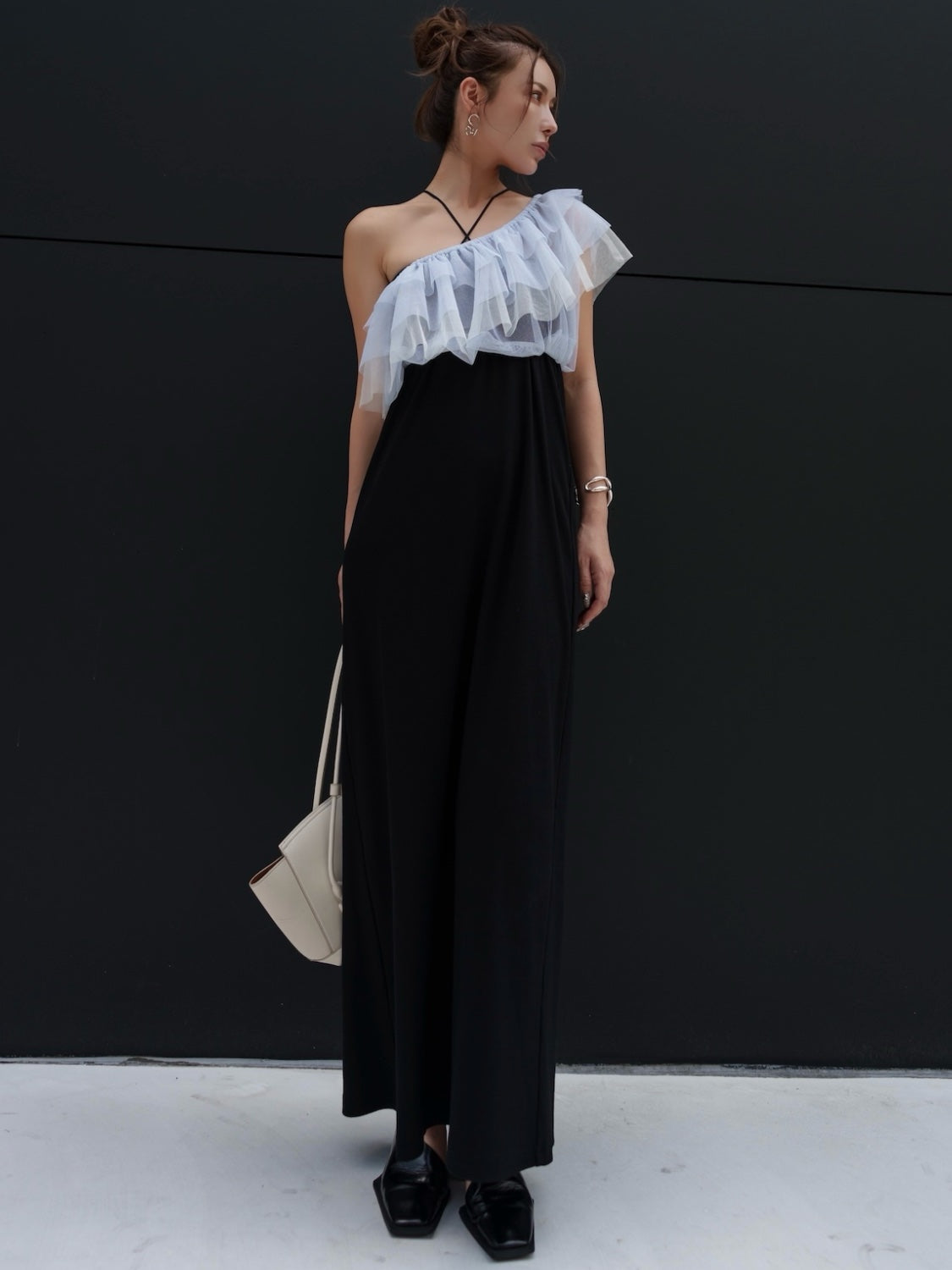 Glitter Tulle Layered One-piece