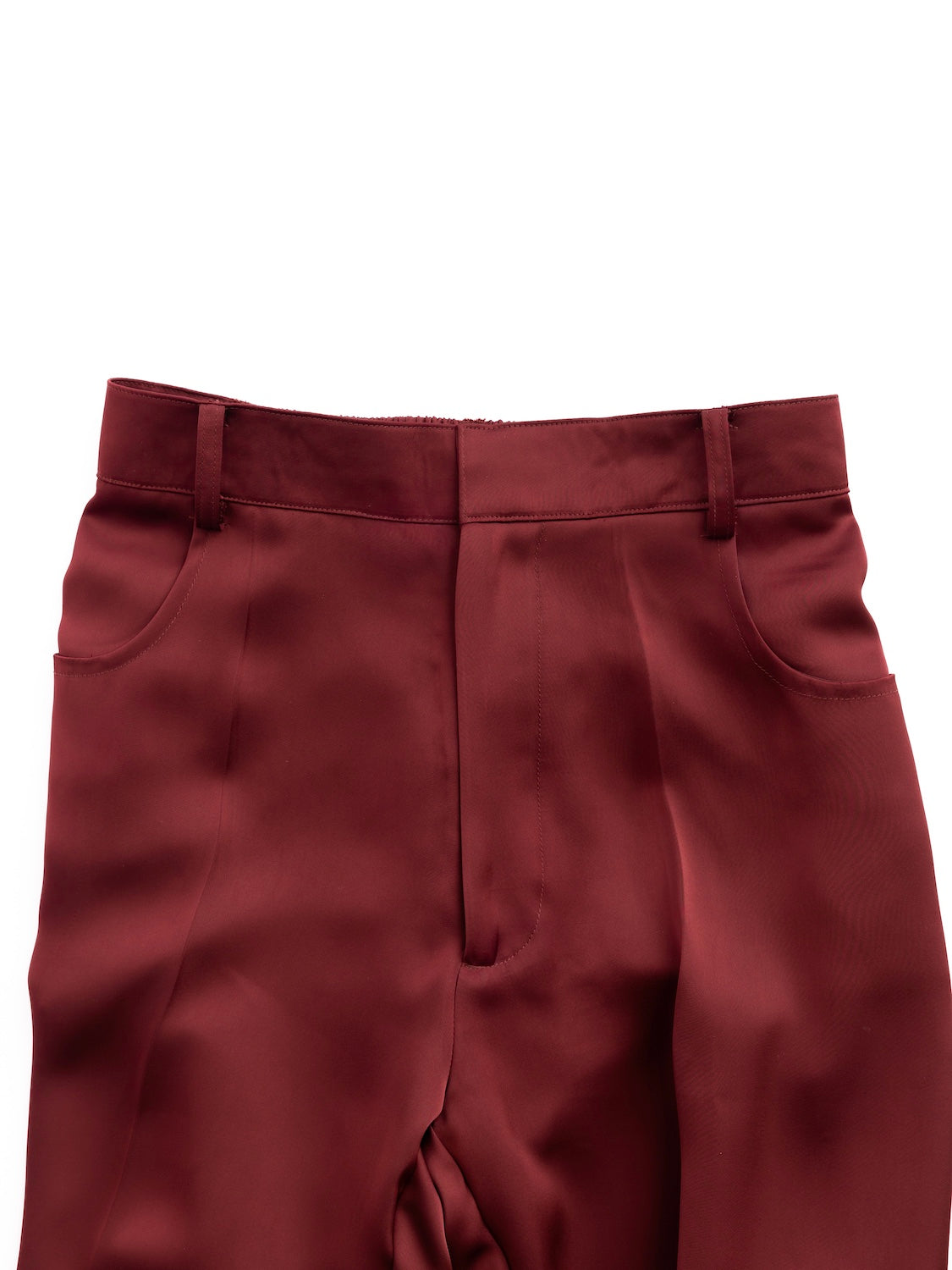 Satin Tapered Cargo Pants