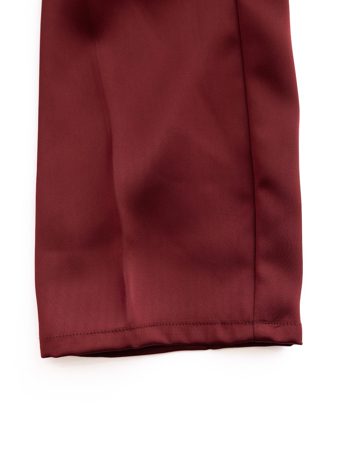 Satin Tapered Cargo Pants