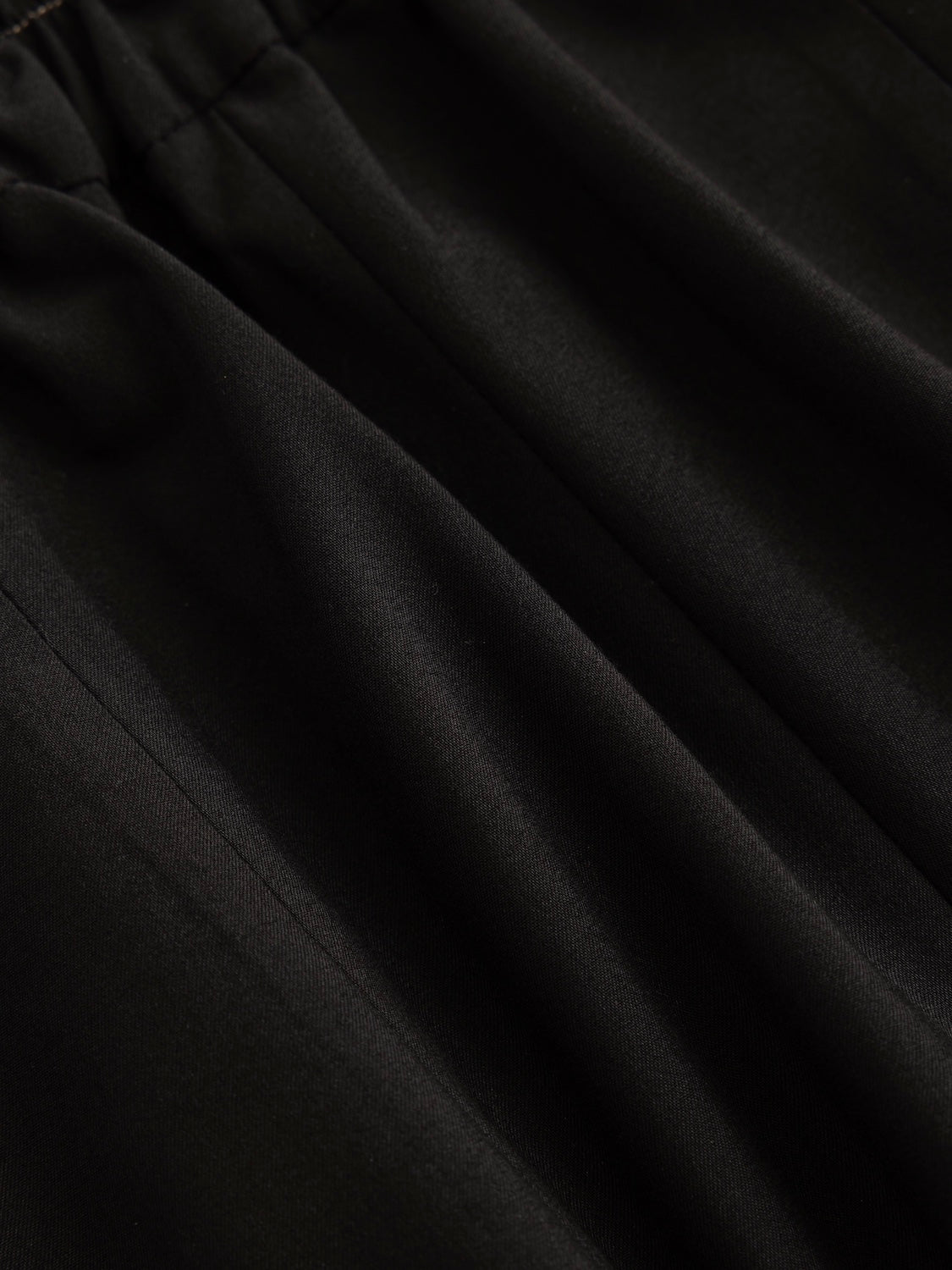 Stitched semi-flared pants