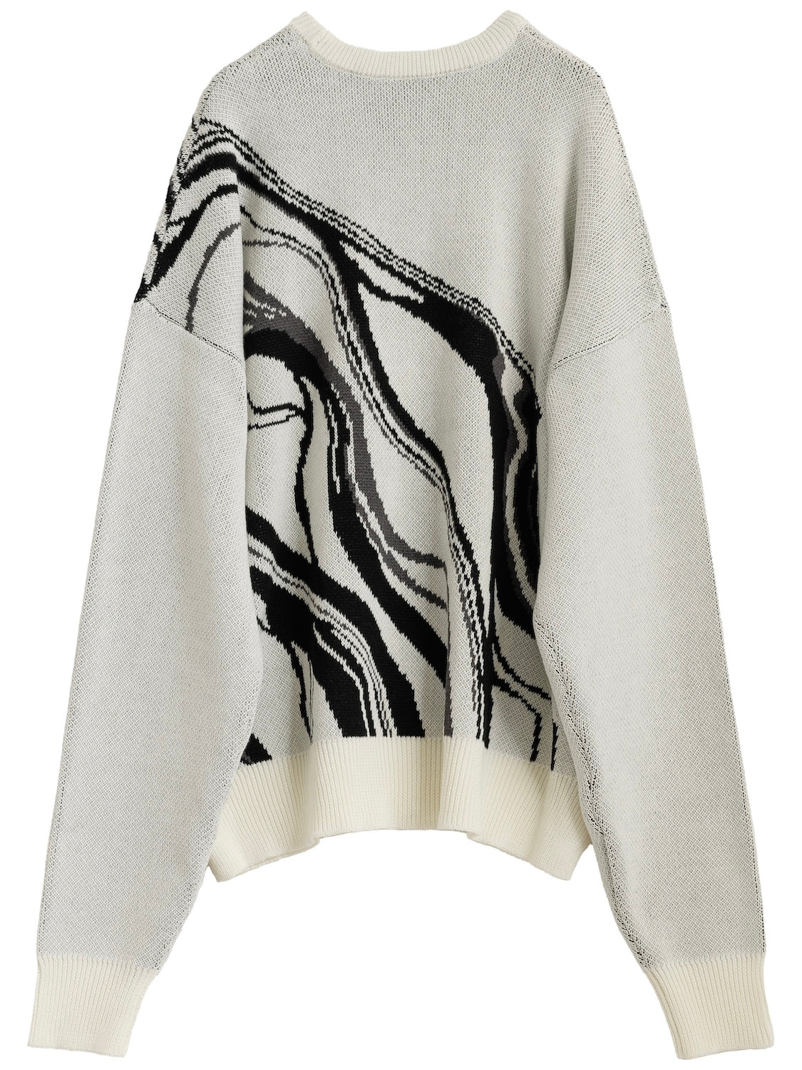 Marble Long-sleeve Pullover