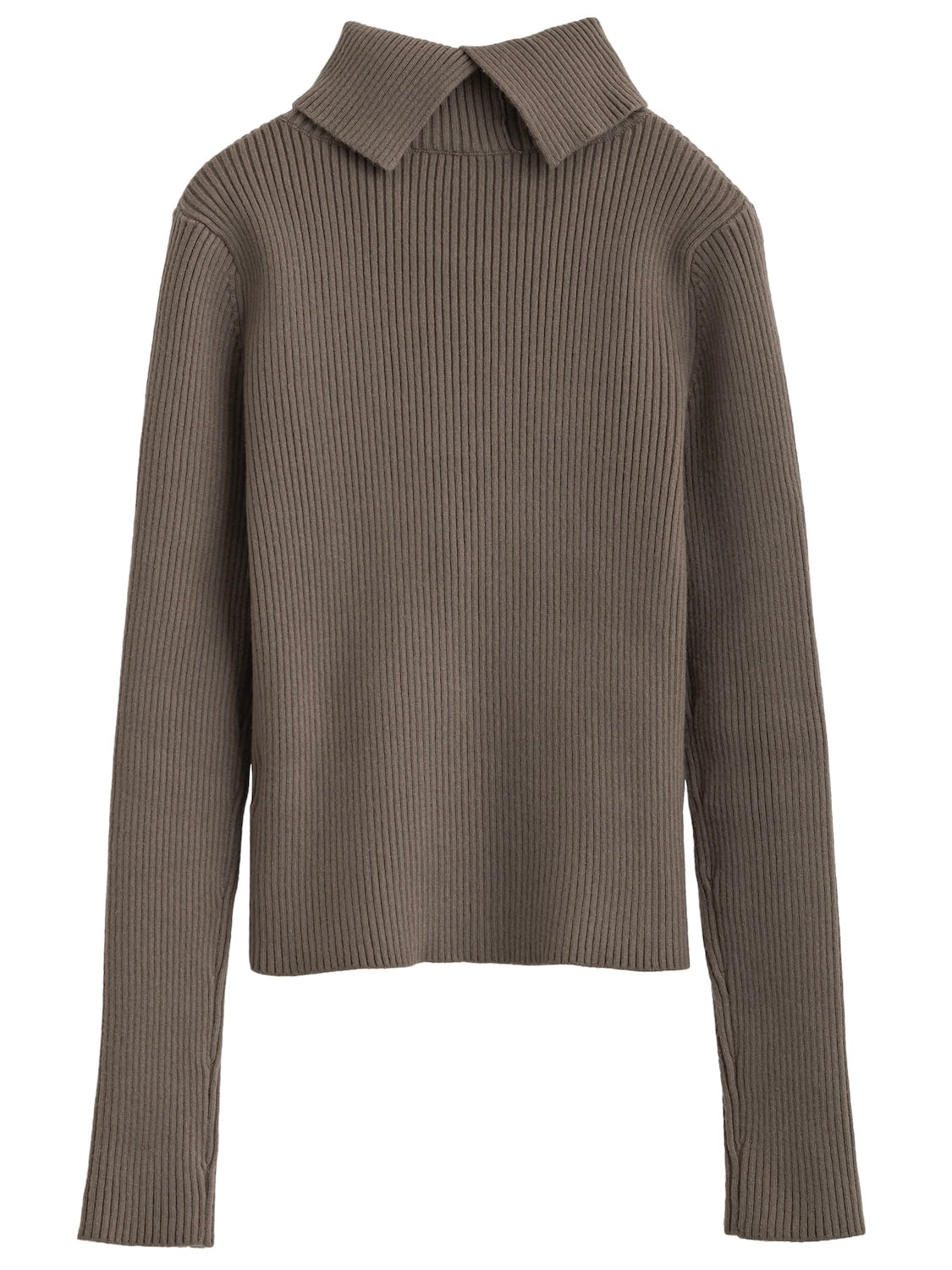 Slit Turtle Knit Top