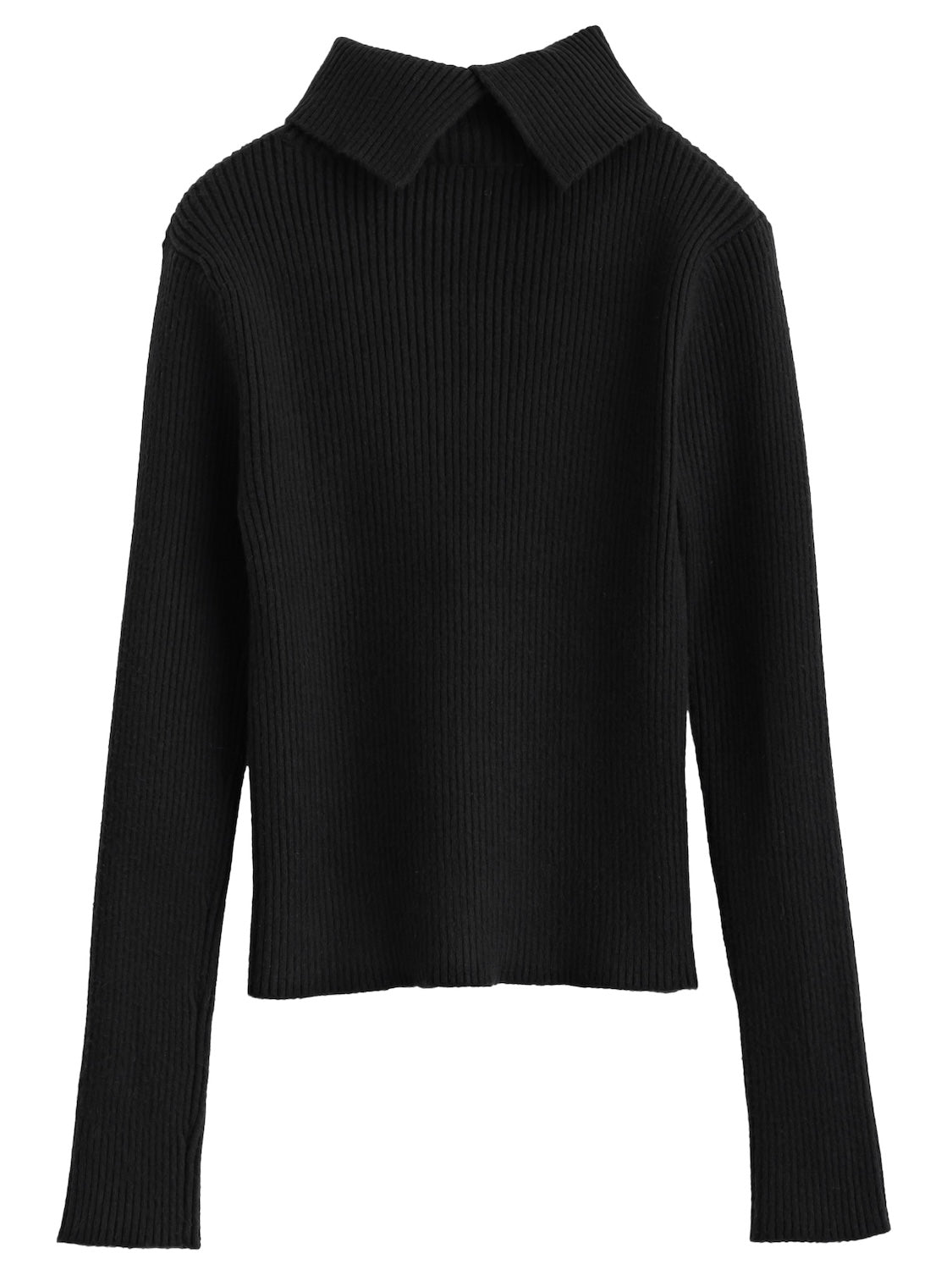 Slit Turtle Knit Top