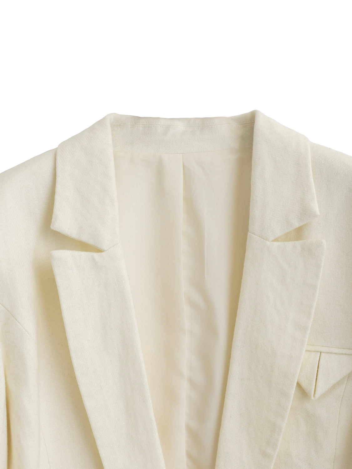 Wool twill short jacket