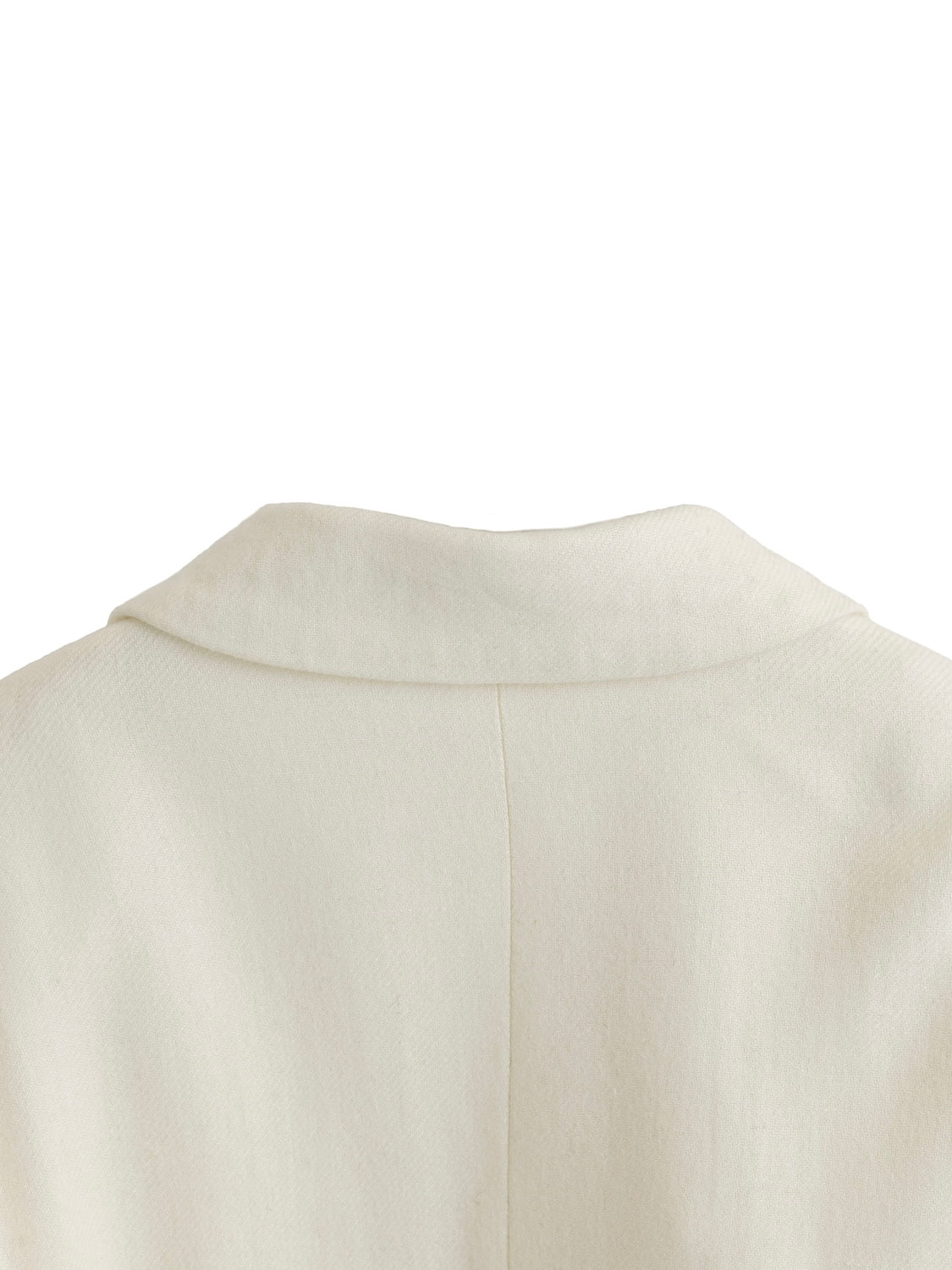 Wool twill short jacket