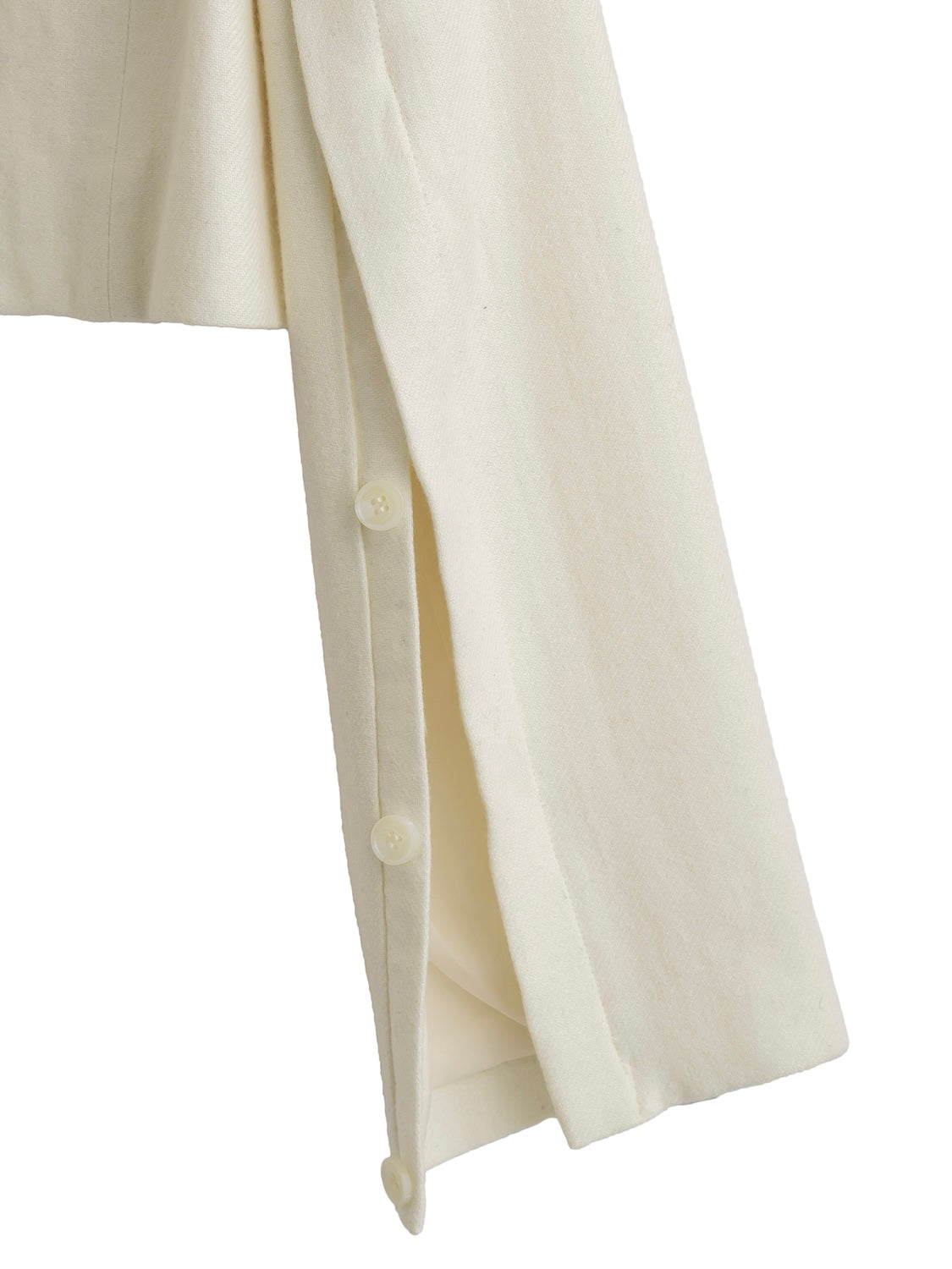 Wool twill short jacket