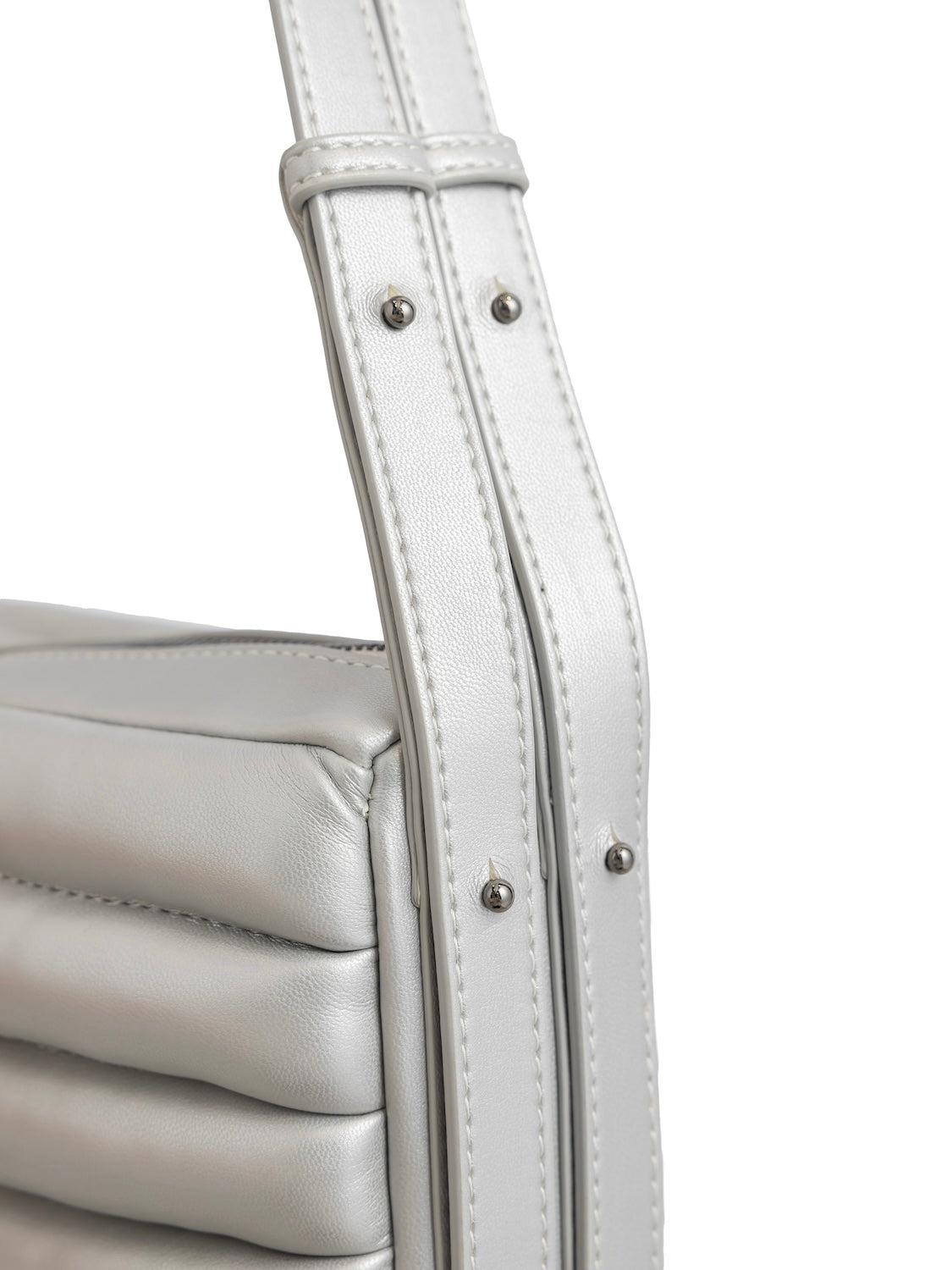 Quilted leather shoulder bag