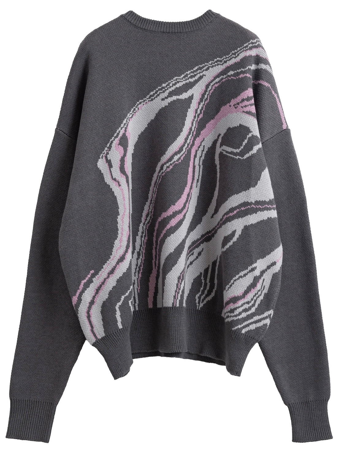 Marble Long-sleeve Pullover