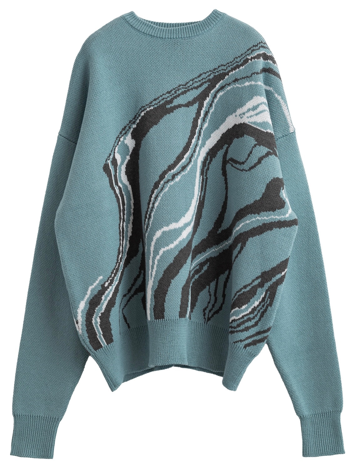 Marble Long-sleeve Pullover