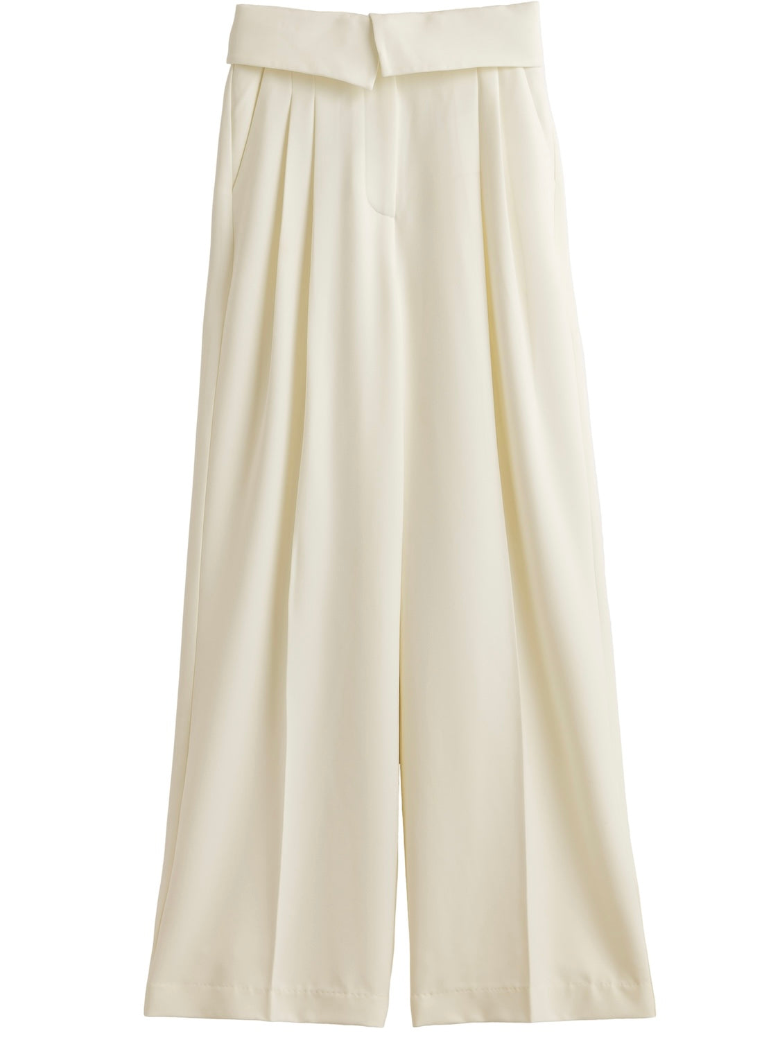 Design Waist Wide Pants