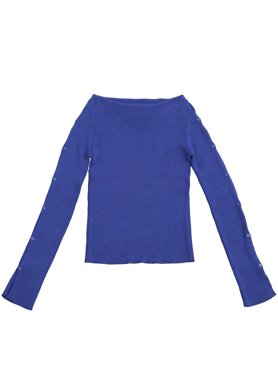 BUTTON-SLEEVE ニット トップス