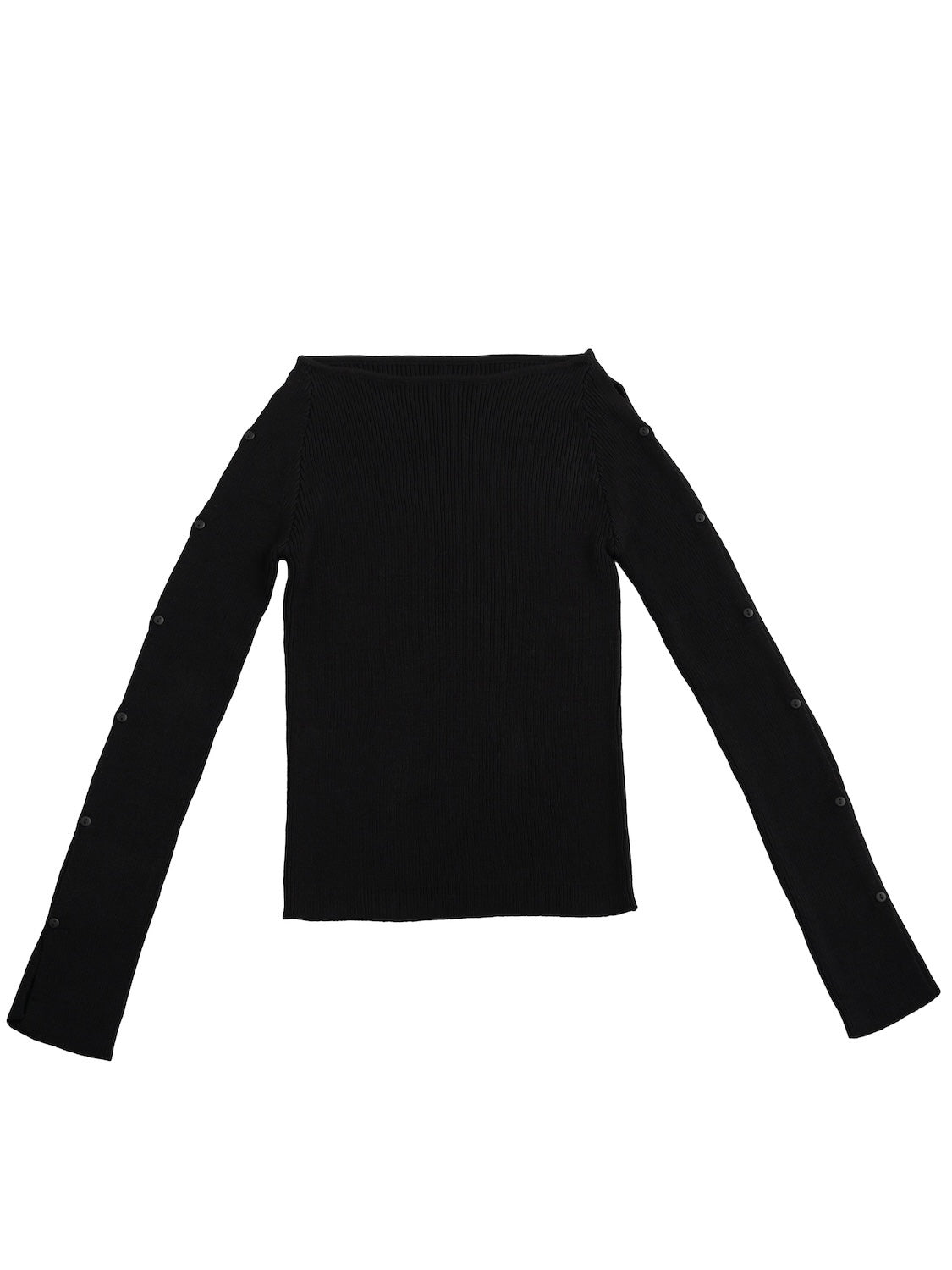 BUTTON-SLEEVE ニット トップス