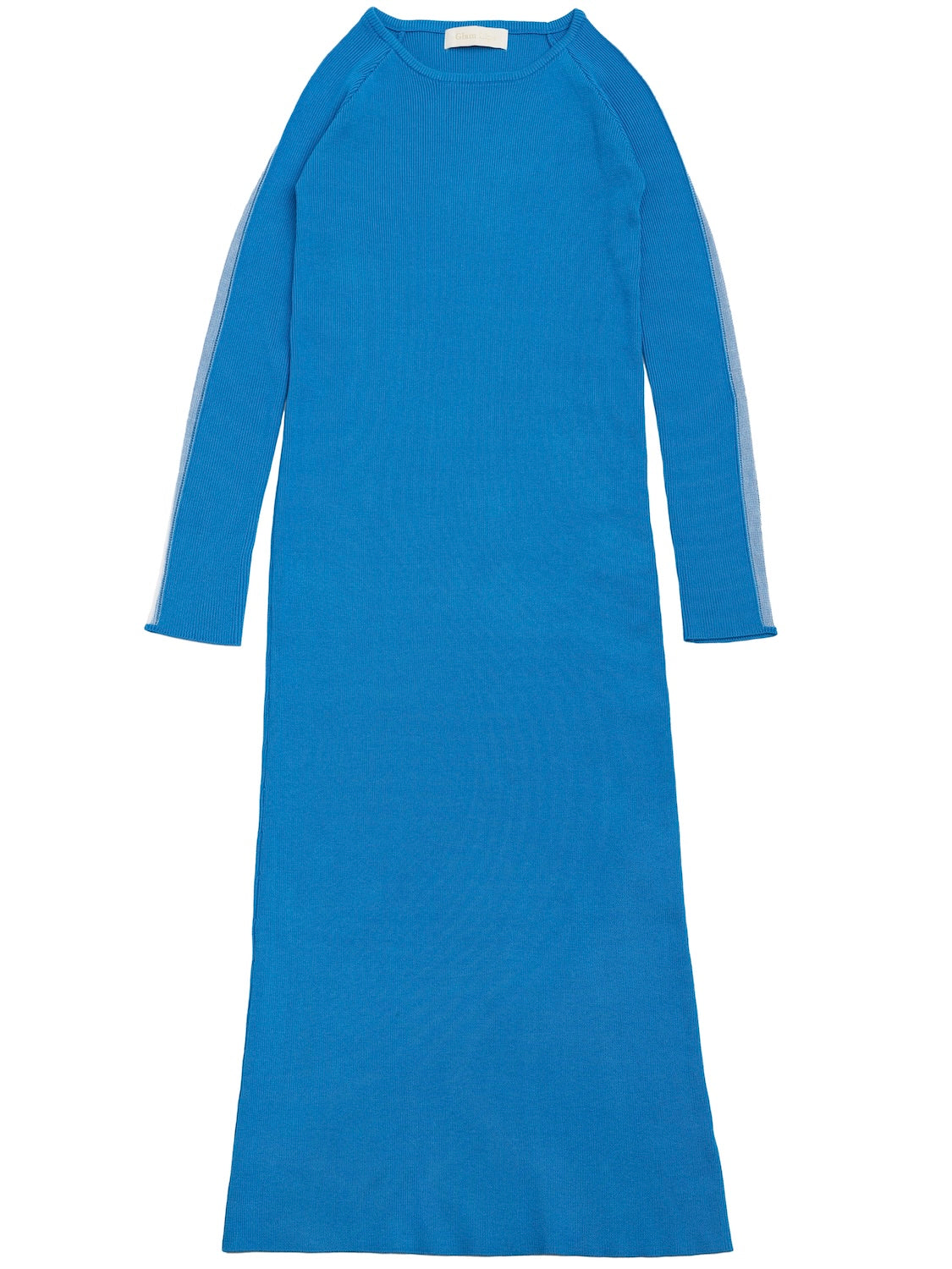 Mesh ライン スリーブ ワンピース