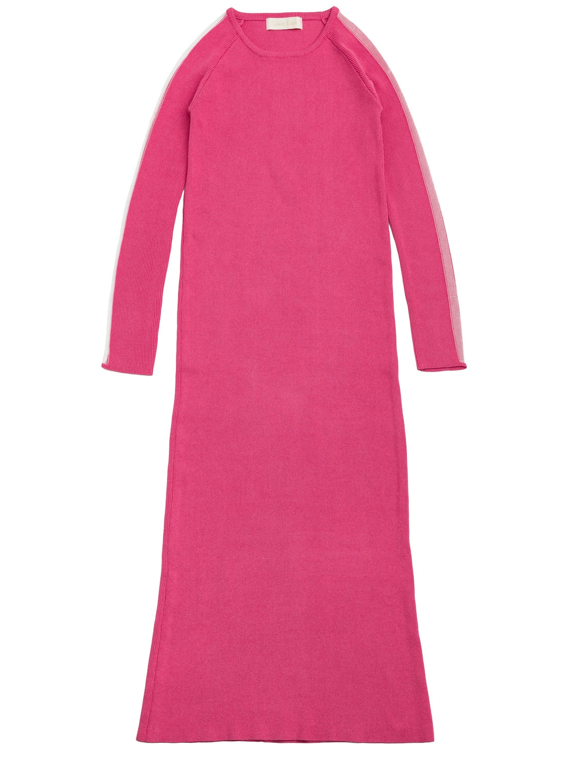 Mesh ライン スリーブ ワンピース