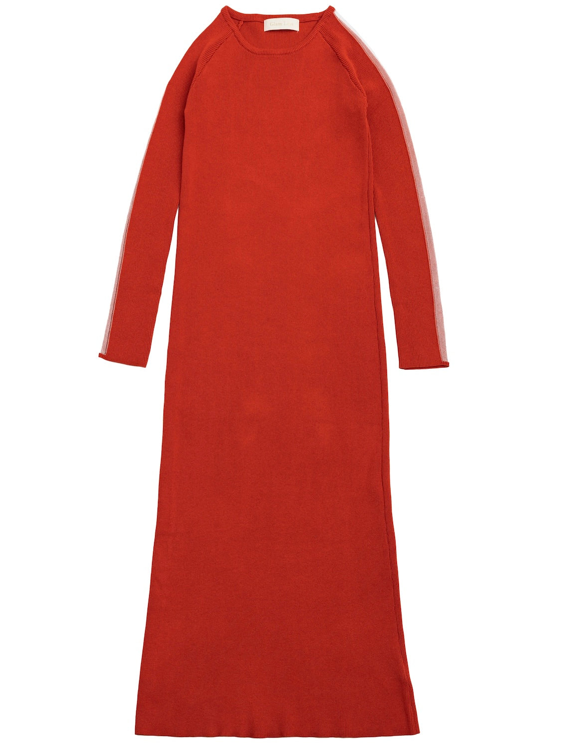 Mesh ライン スリーブ ワンピース