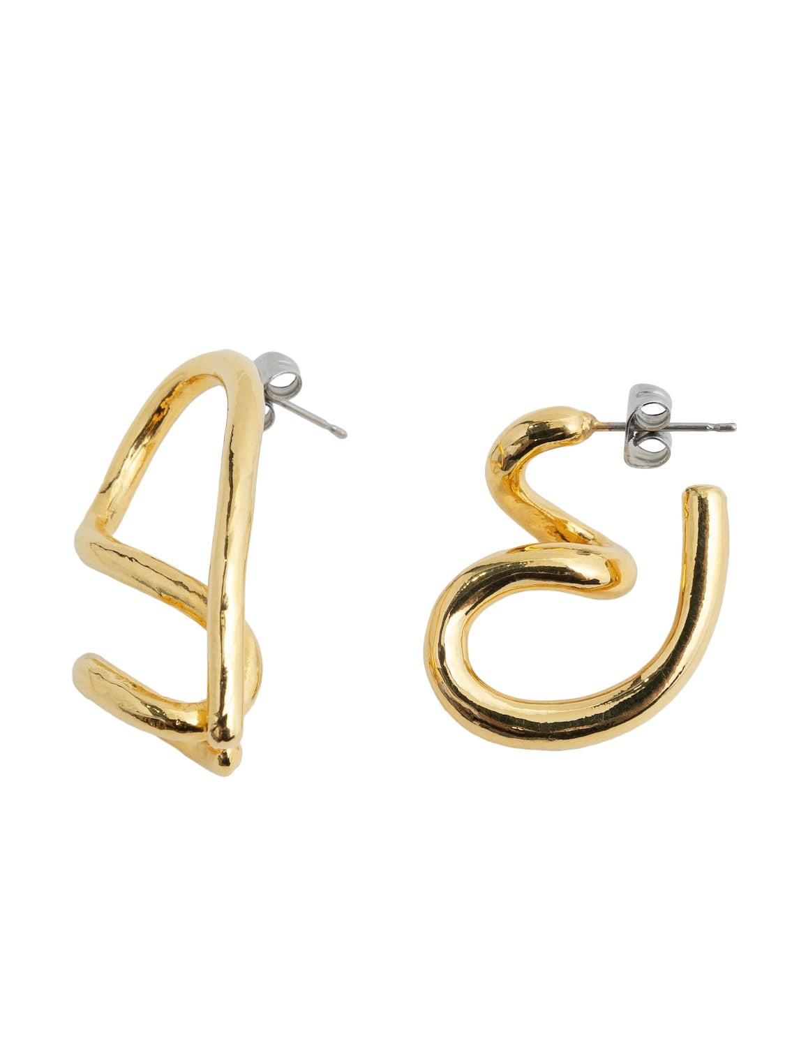 Asymmetrical Design Earrings