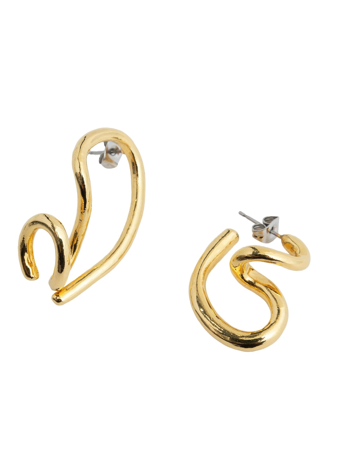 Asymmetrical Design Earrings