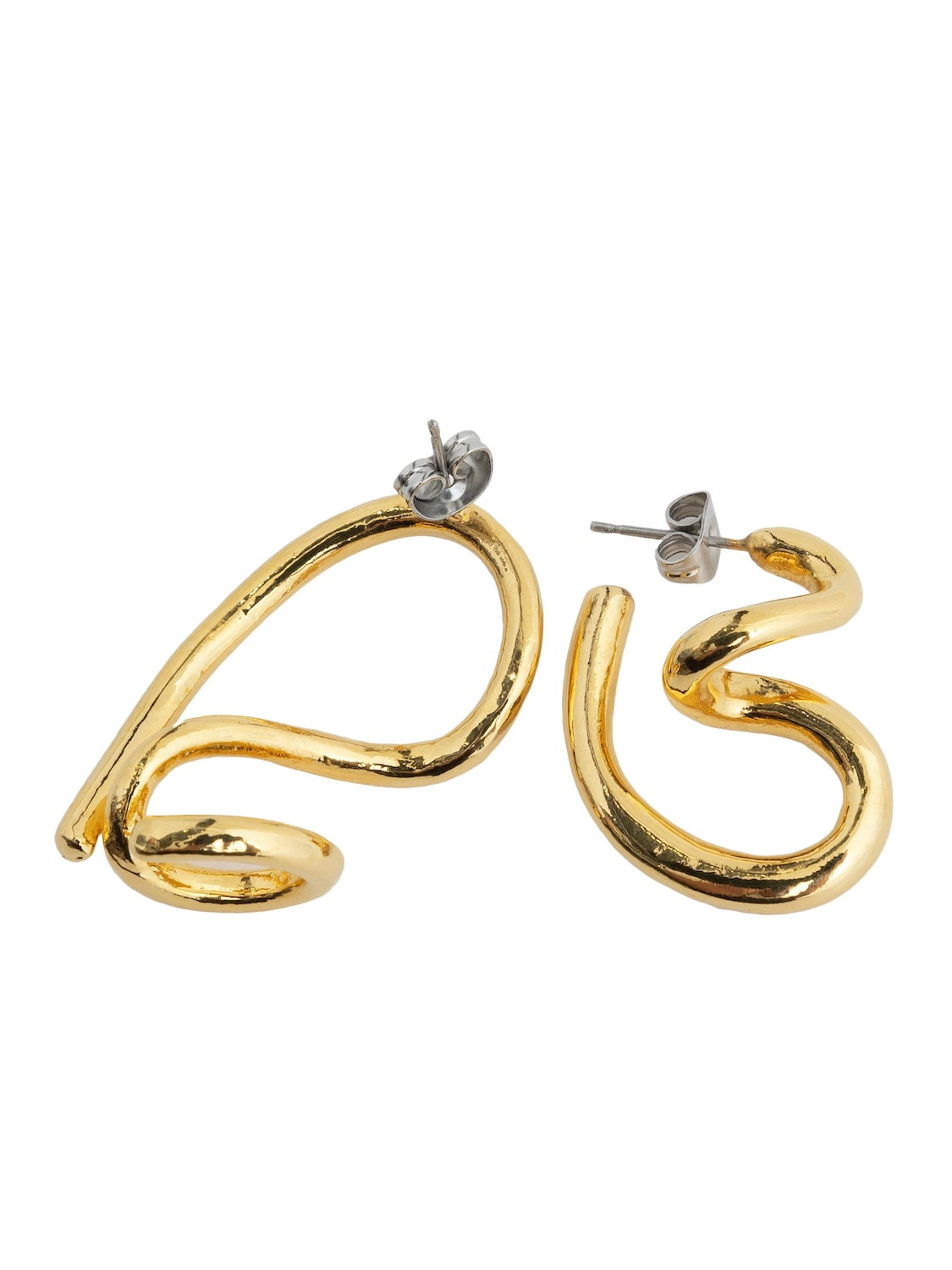 Asymmetrical Design Earrings