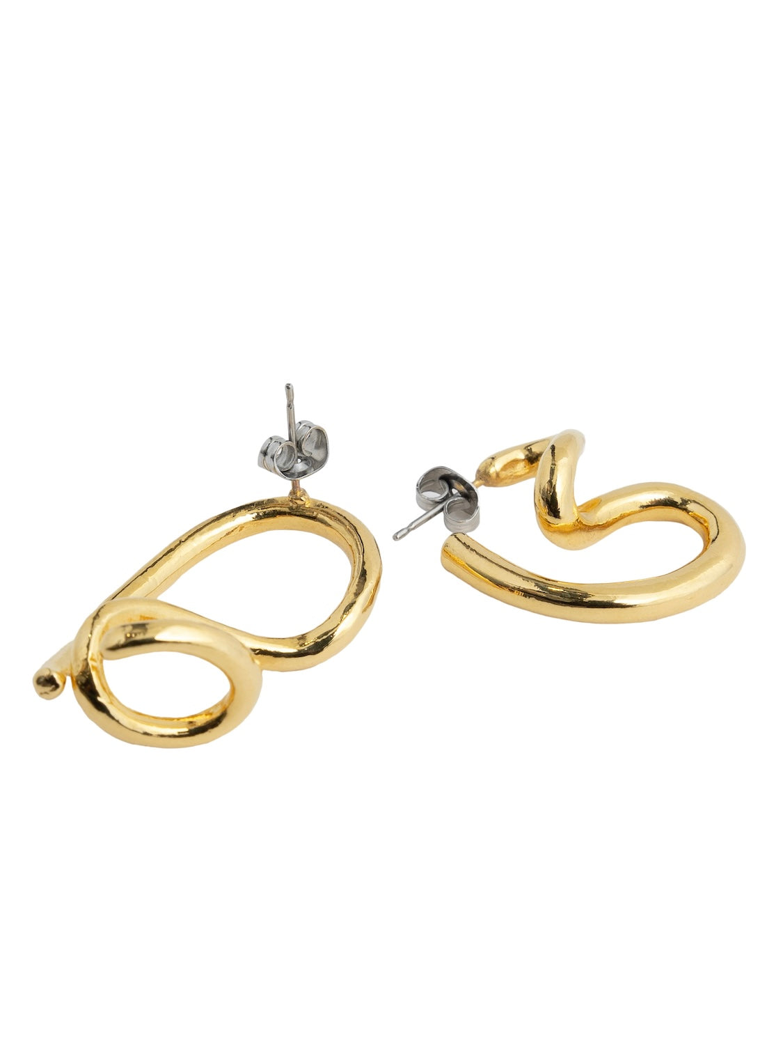 Asymmetrical Design Earrings