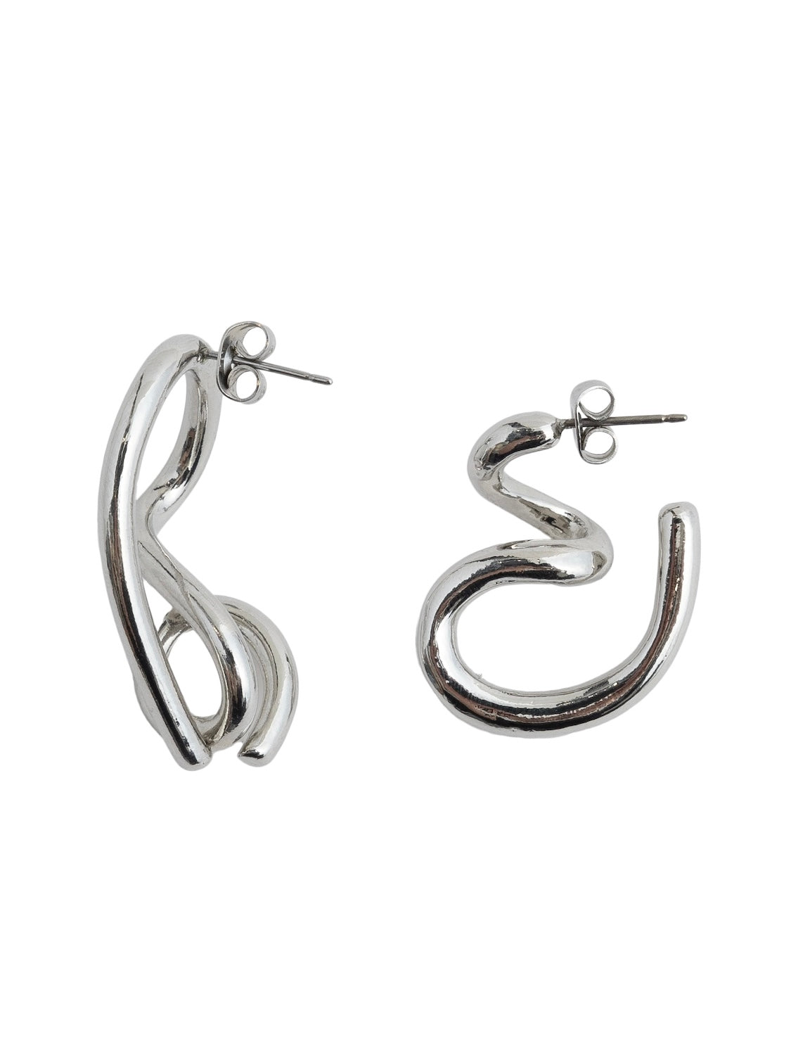 Asymmetrical Design Earrings