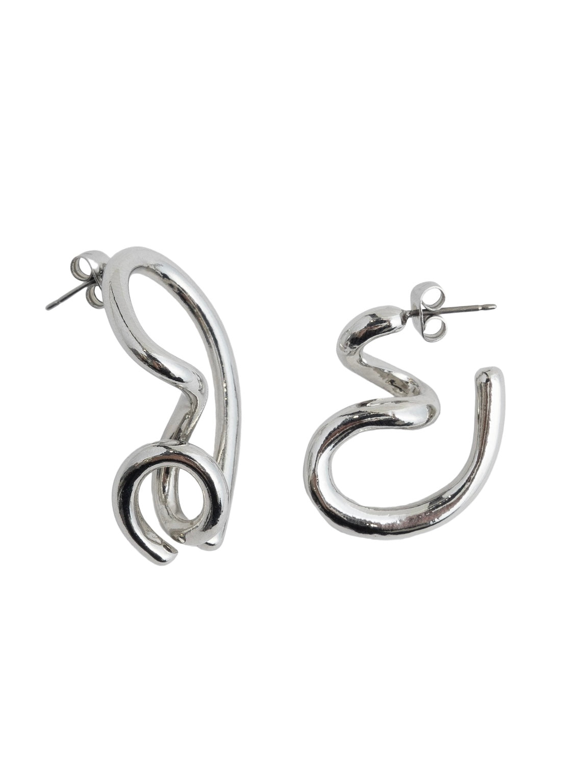 Asymmetrical Design Earrings